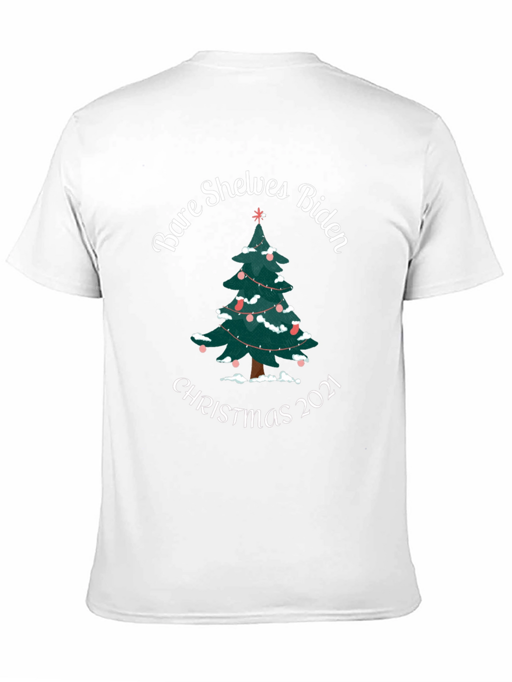 Bare Shelves Biden Christmas 2021 T-Shirt