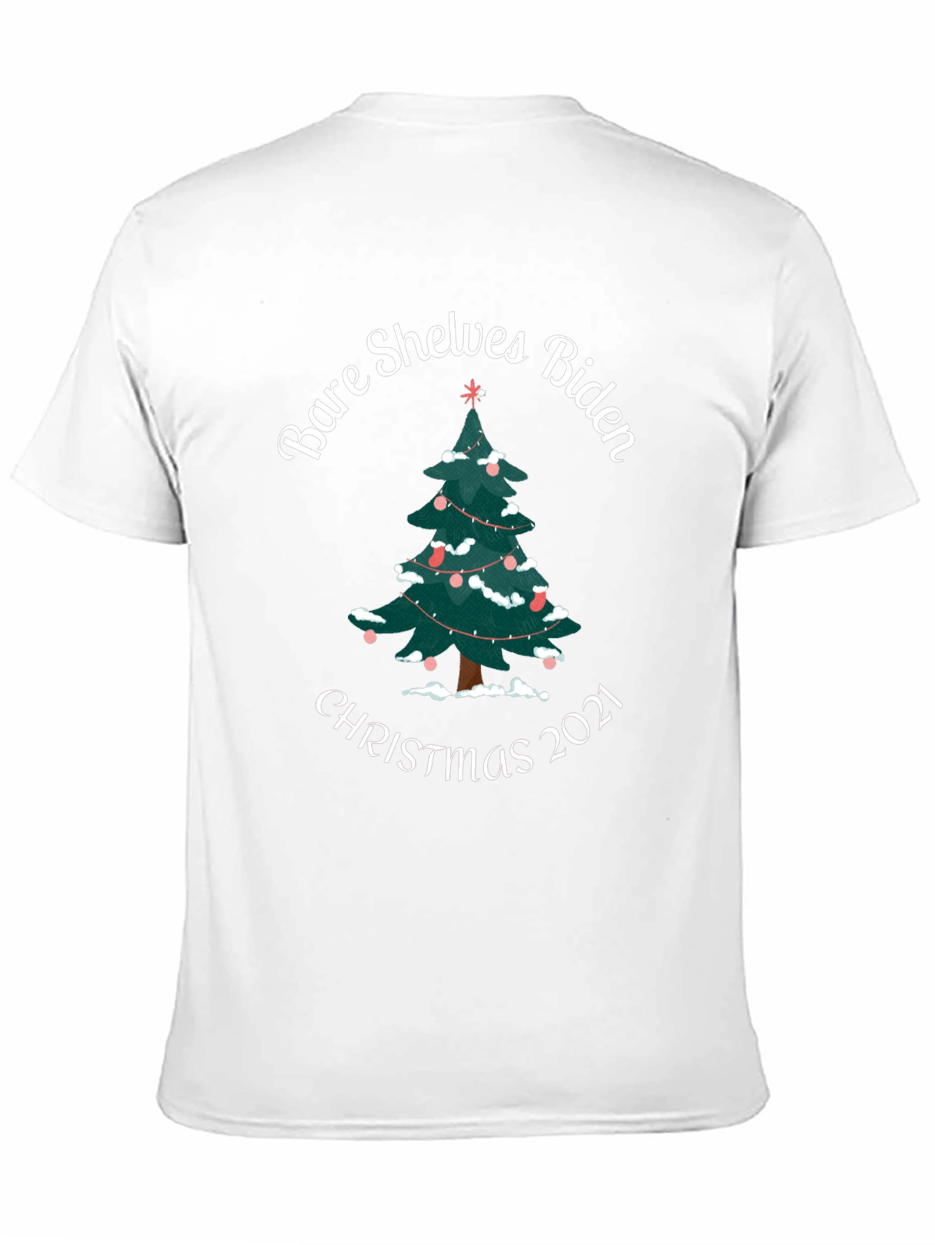 Bare Shelves Biden Christmas 2021 T-Shirt