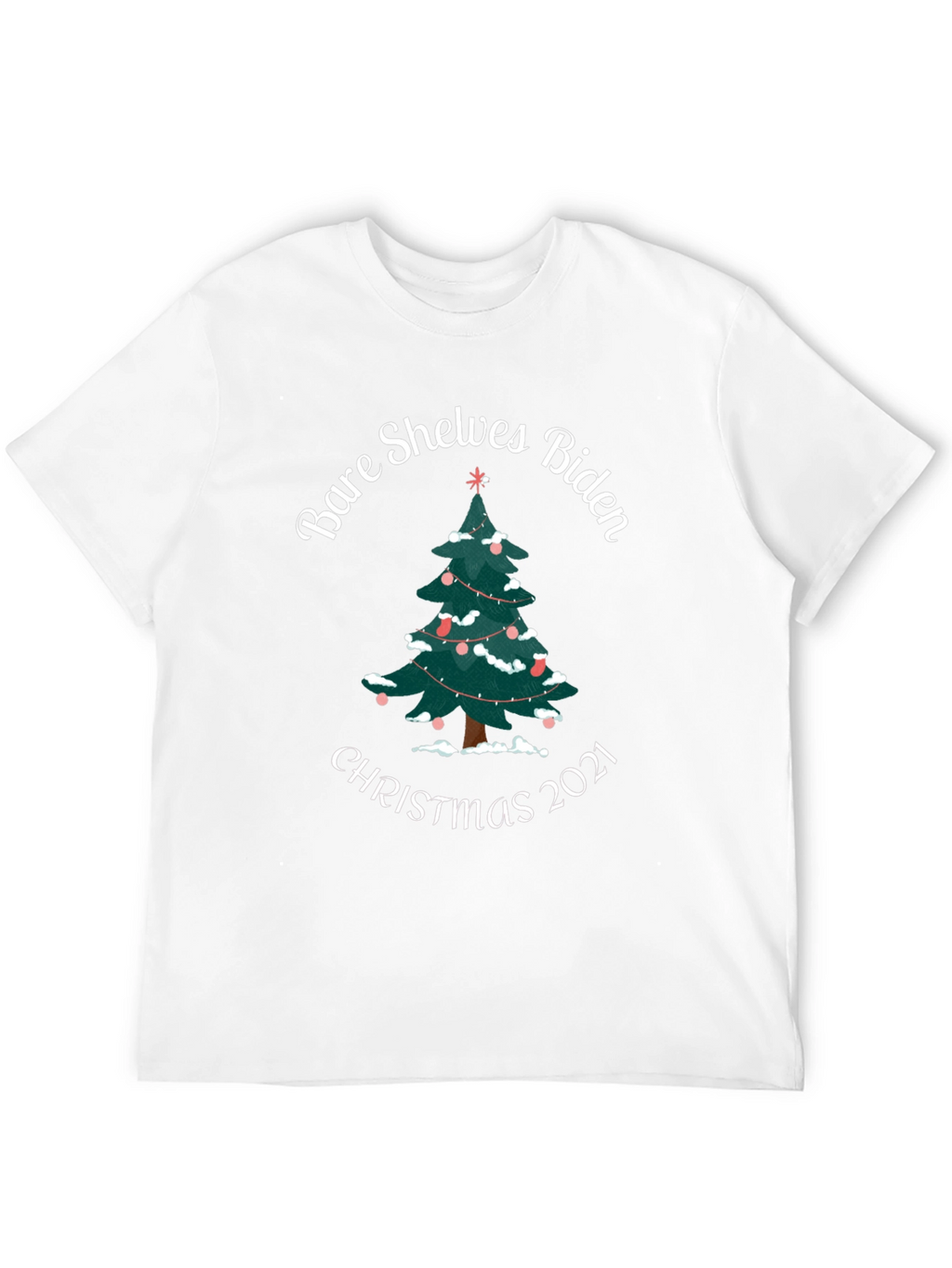 Bare Shelves Biden Christmas 2021 T-Shirt
