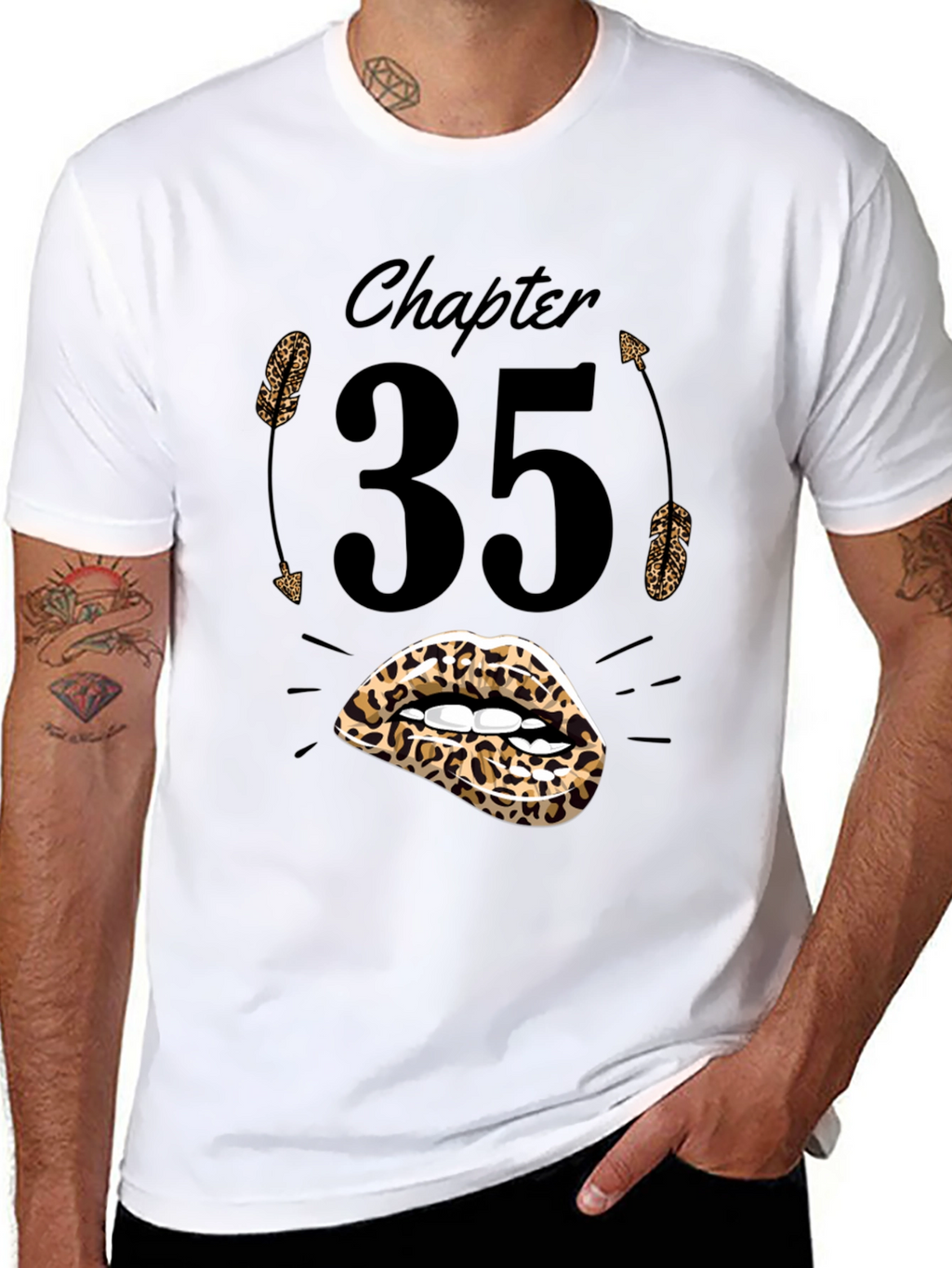 Chapter 35 Leopard Lips Birthday T-Shirt