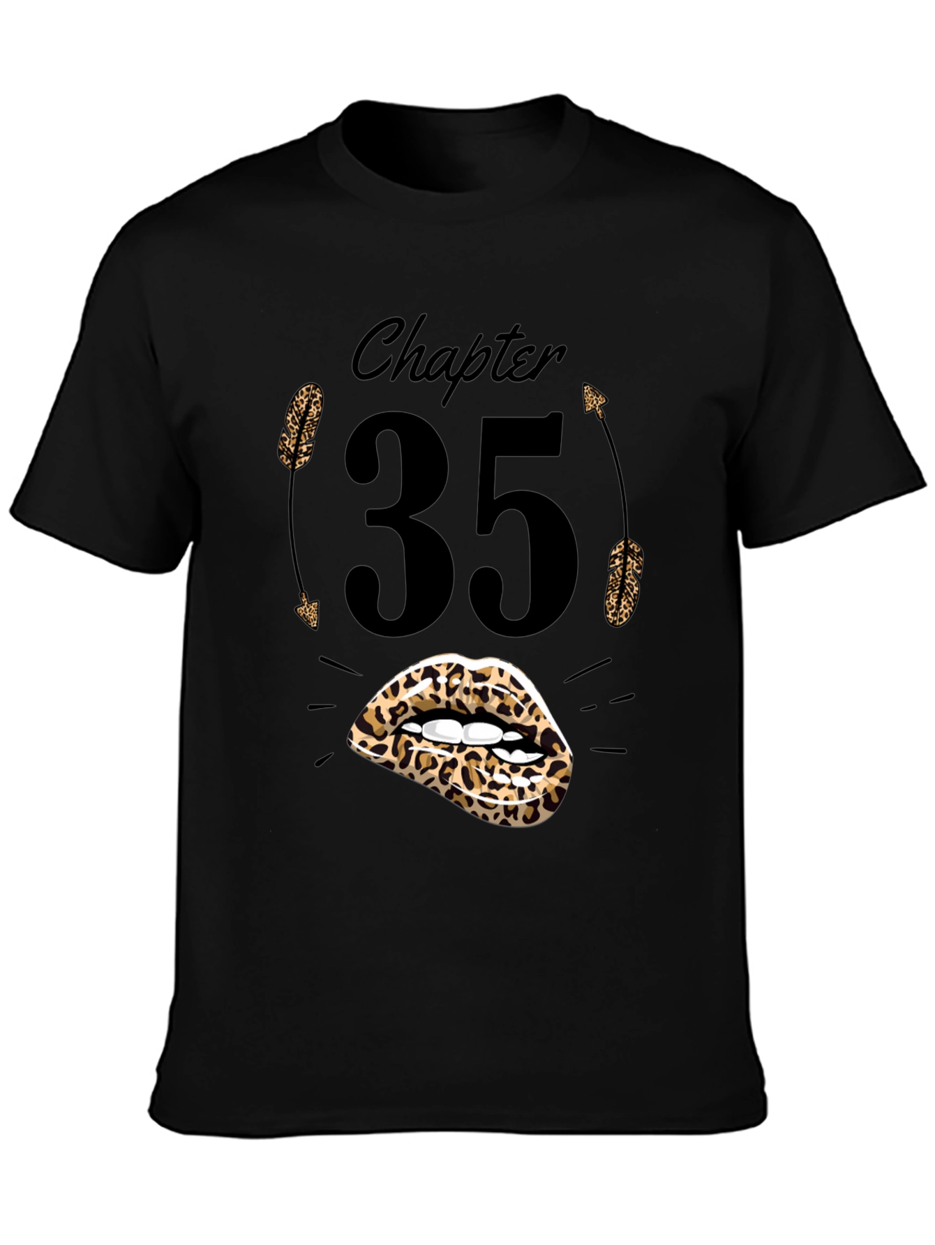 Chapter 35 Leopard Lips Birthday T-Shirt