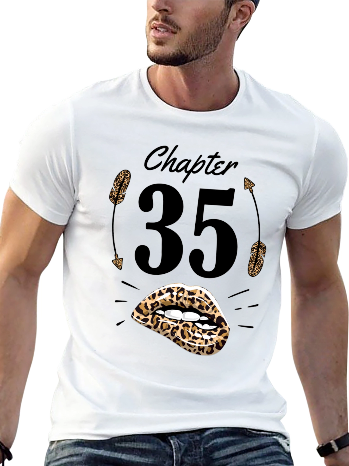 Chapter 35 Leopard Lips Birthday T-Shirt