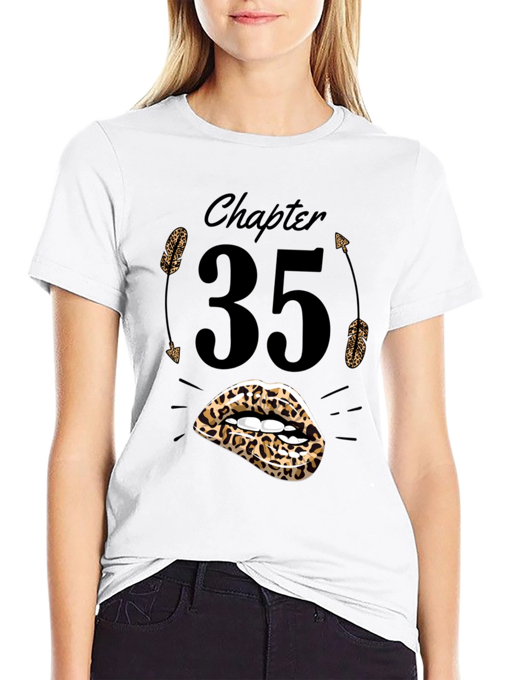 Chapter 35 Leopard Lips Birthday T-Shirt