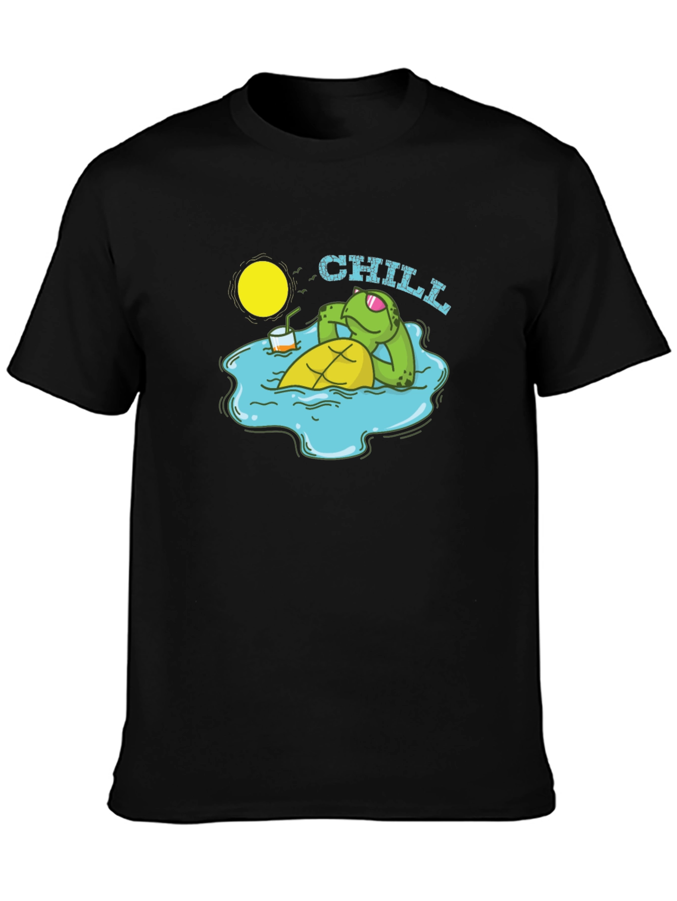 Chill Turtle T-Shirt - Relaxed Summer Vibes