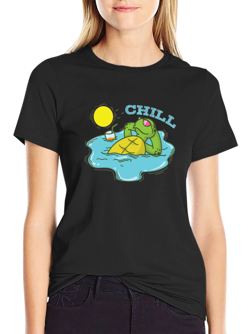 Chill Turtle T-Shirt - Relaxed Summer Vibes
