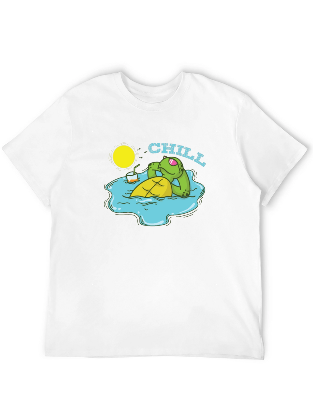 Chill Turtle T-Shirt - Relaxed Summer Vibes