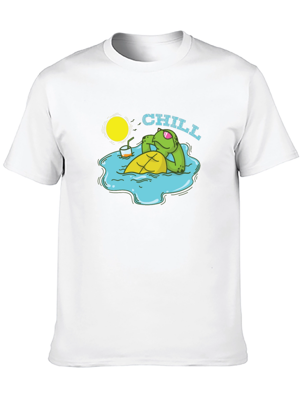 Chill Turtle T-Shirt - Relaxed Summer Vibes