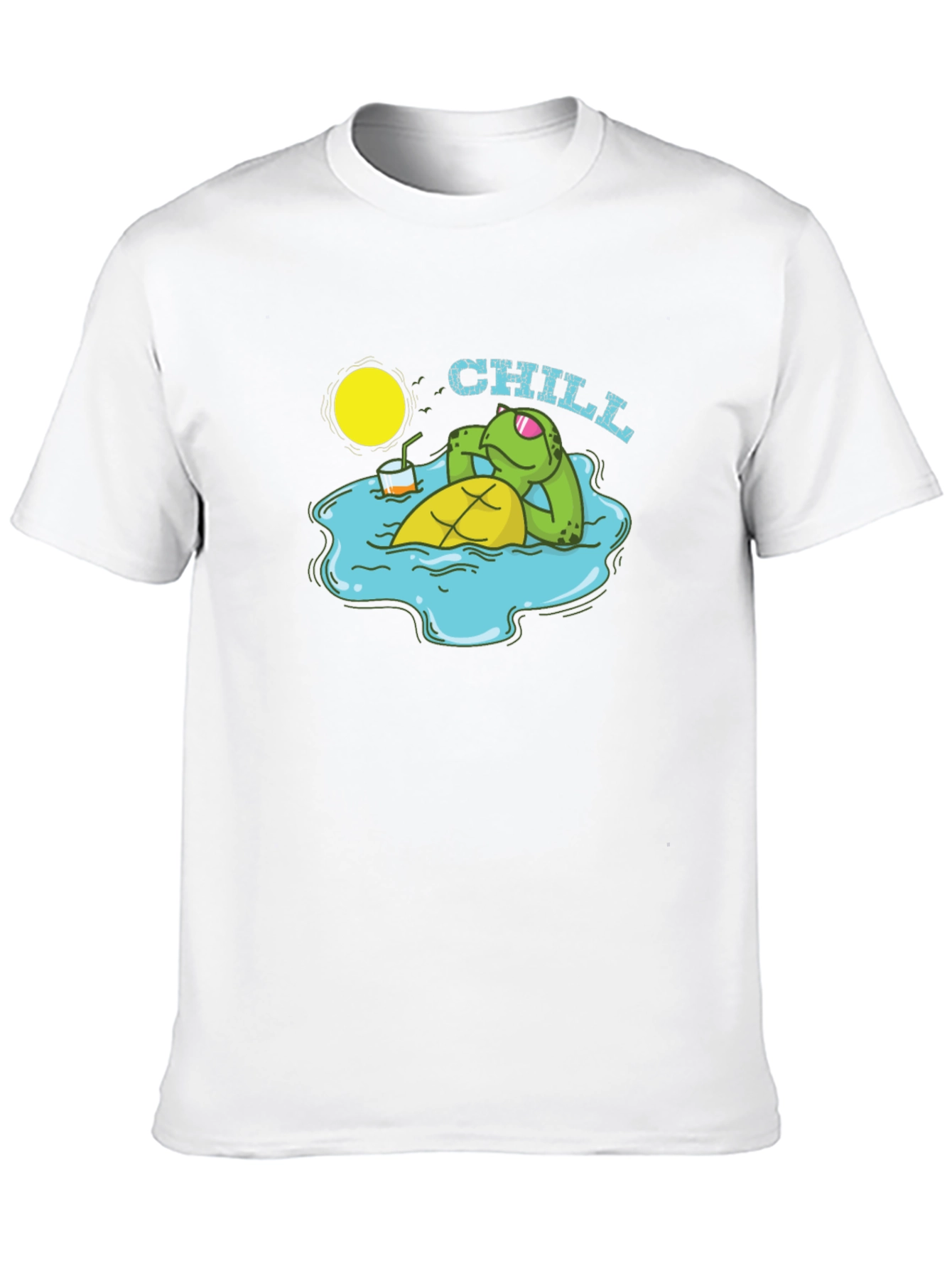 Chill Turtle T-Shirt - Relaxed Summer Vibes