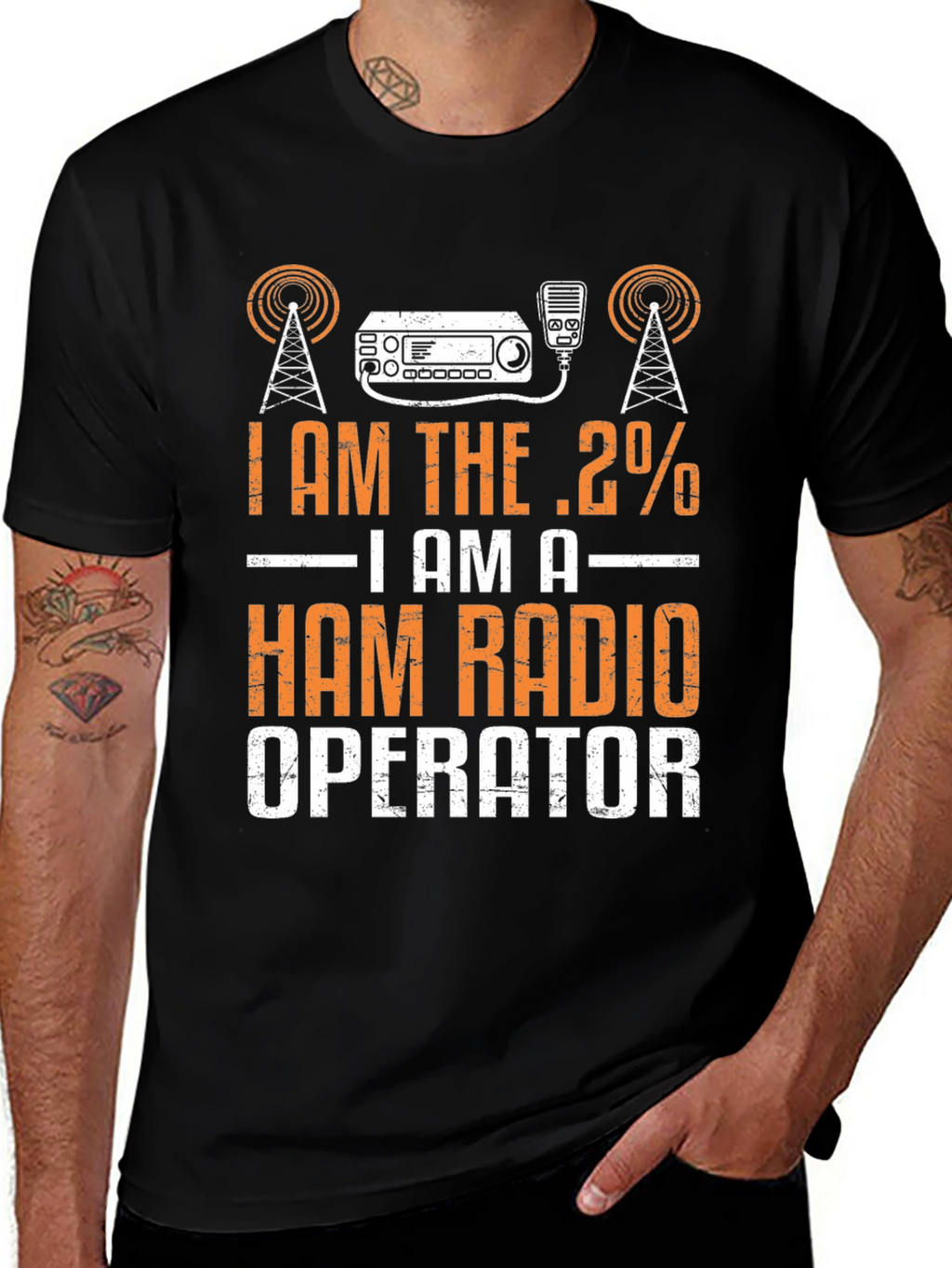 I Am The .2% Ham Radio Operator T-Shirt