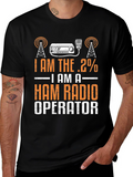 I Am The .2% Ham Radio Operator T-Shirt