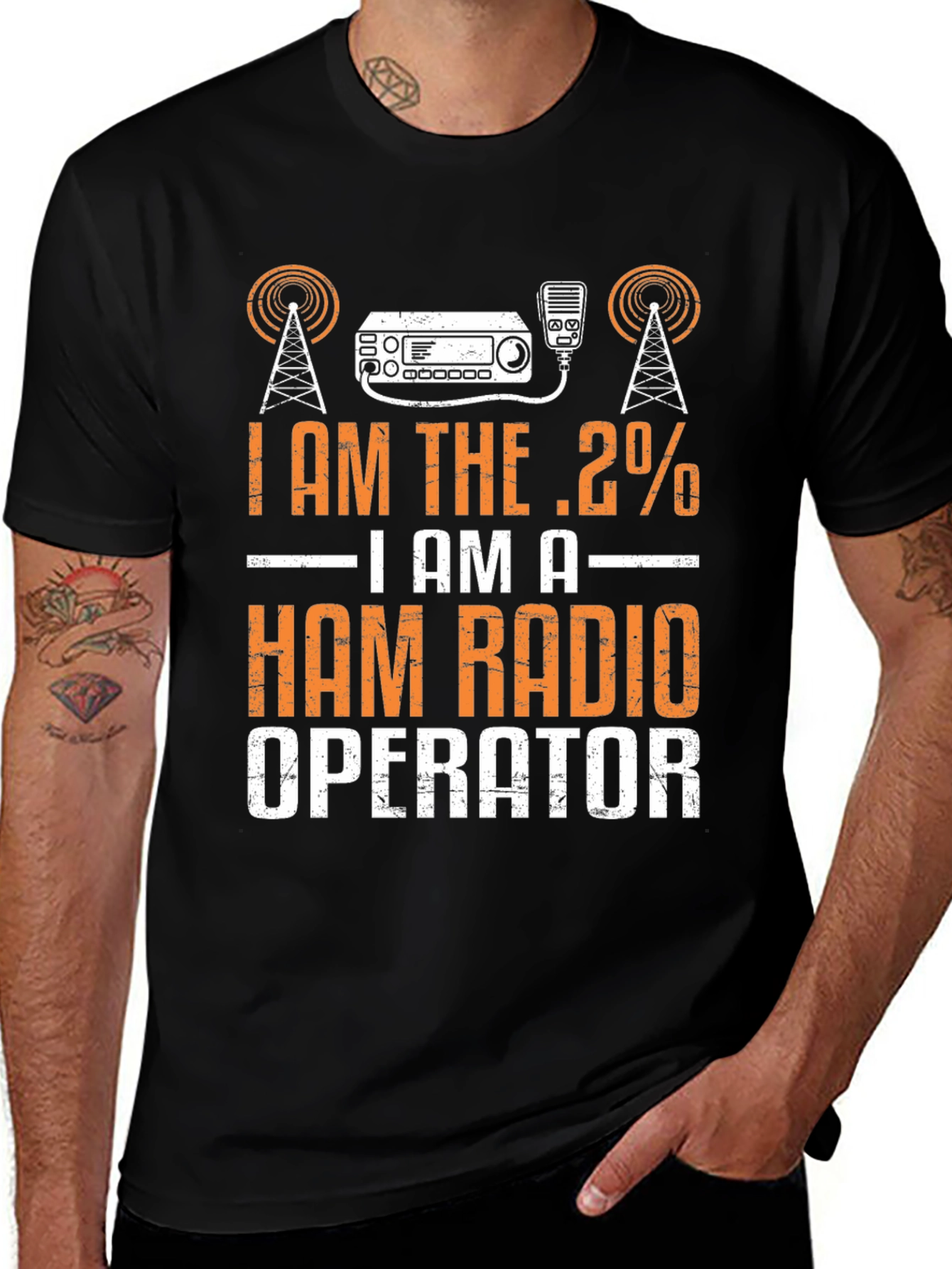 I Am The .2% Ham Radio Operator T-Shirt