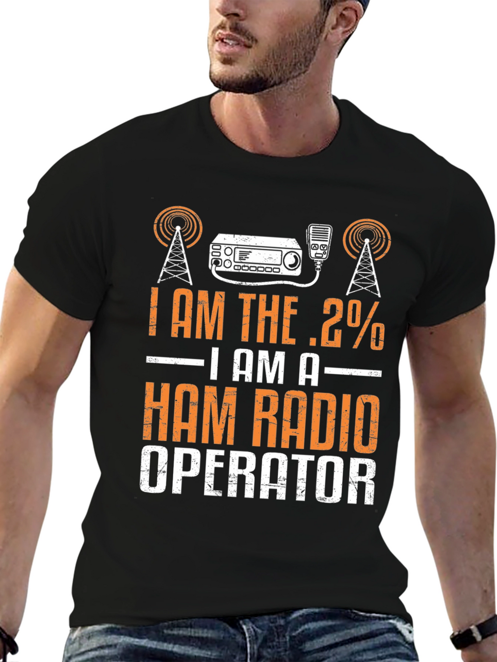 I Am The .2% Ham Radio Operator T-Shirt