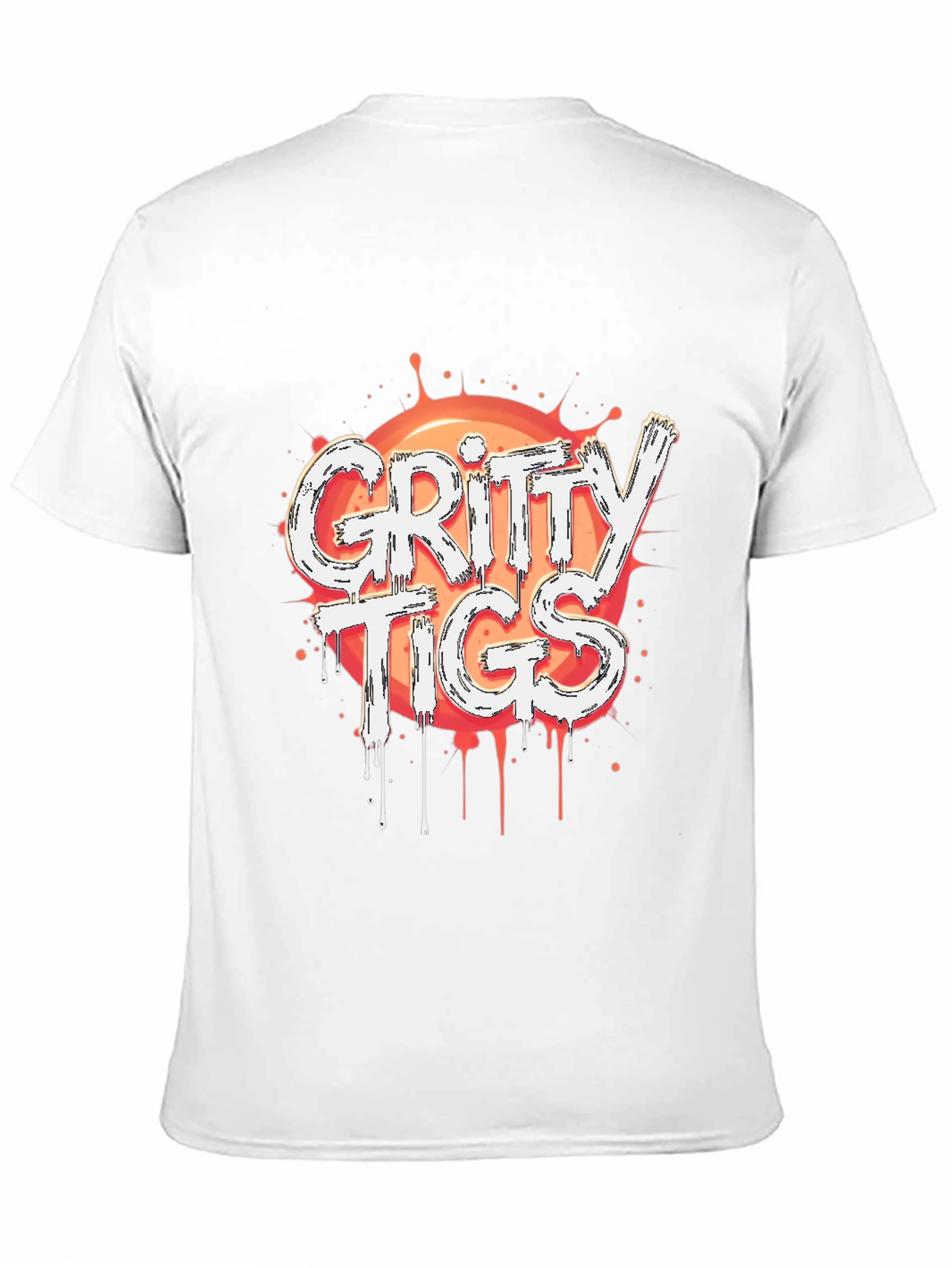 Gritty Tigs Graphic Tee - Stylish Black T-Shirt
