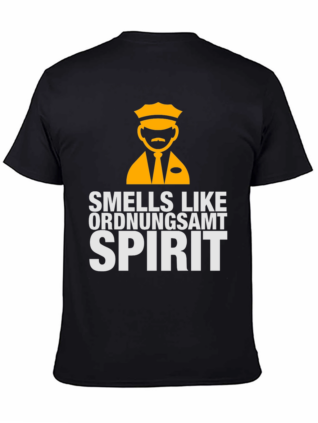 Smells Like Ordnungsamt Spirit Black T-Shirt