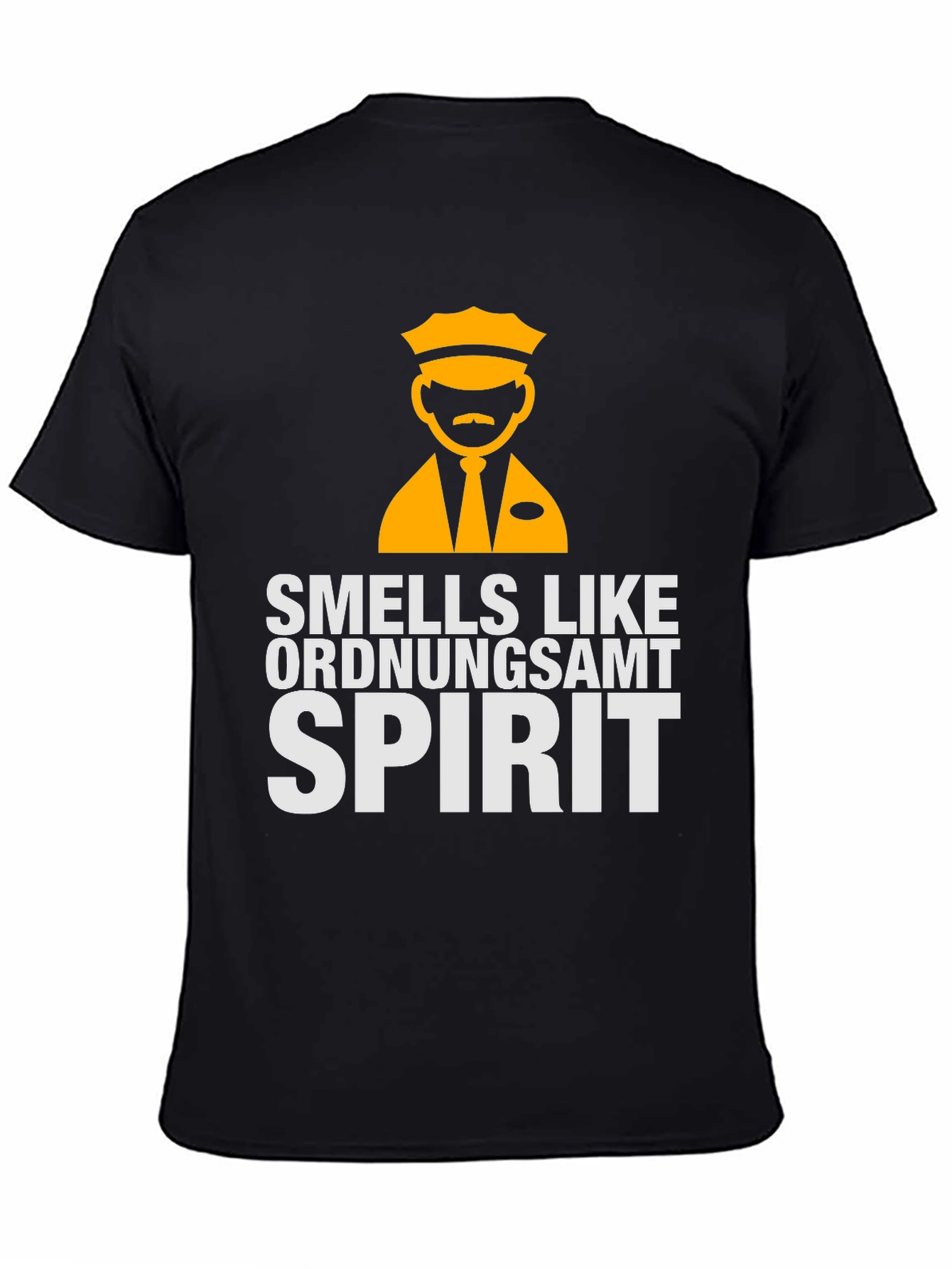Smells Like Ordnungsamt Spirit Black T-Shirt