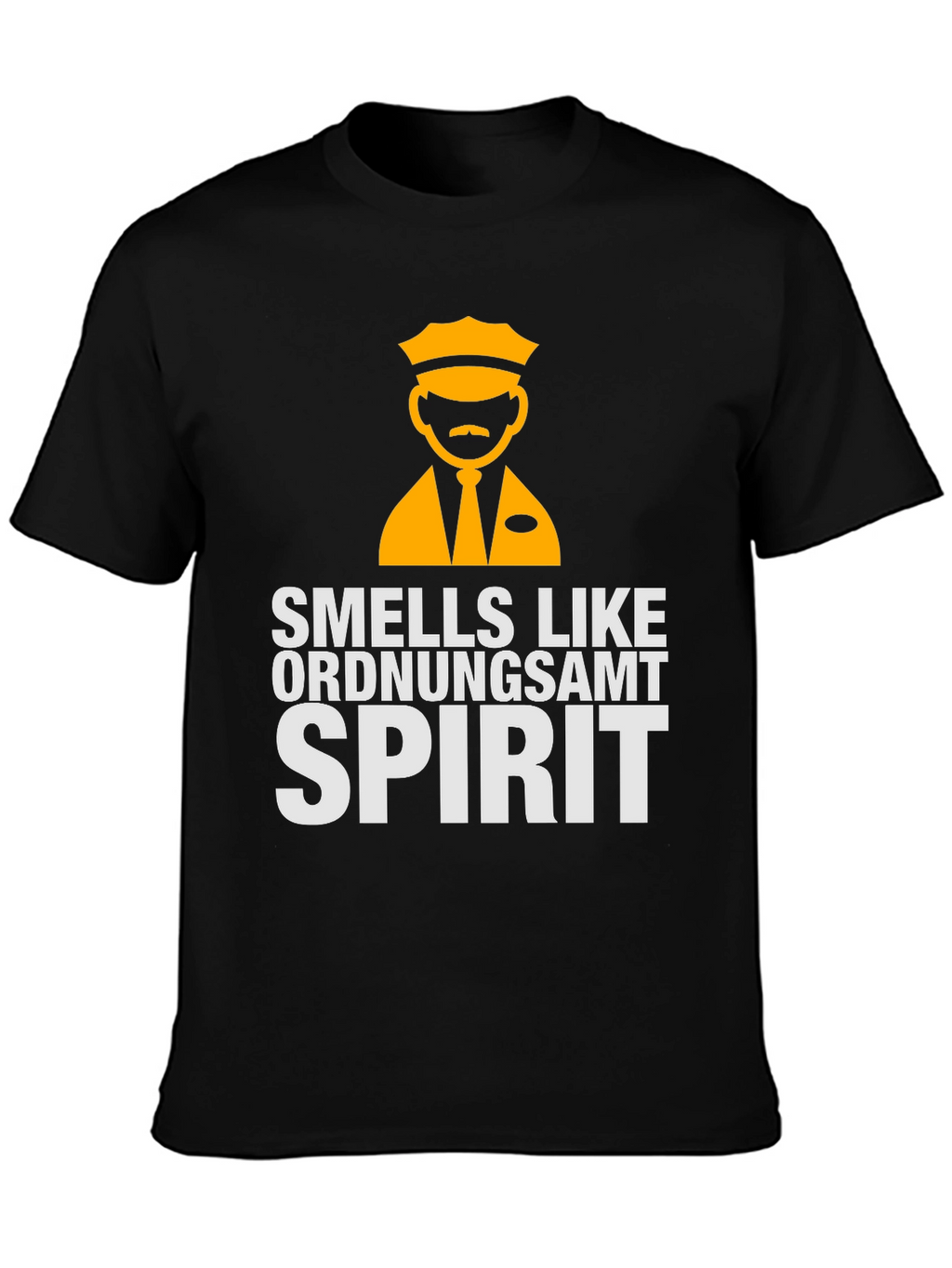 Smells Like Ordnungsamt Spirit Black T-Shirt
