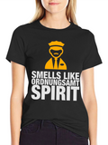 Smells Like Ordnungsamt Spirit Black T-Shirt