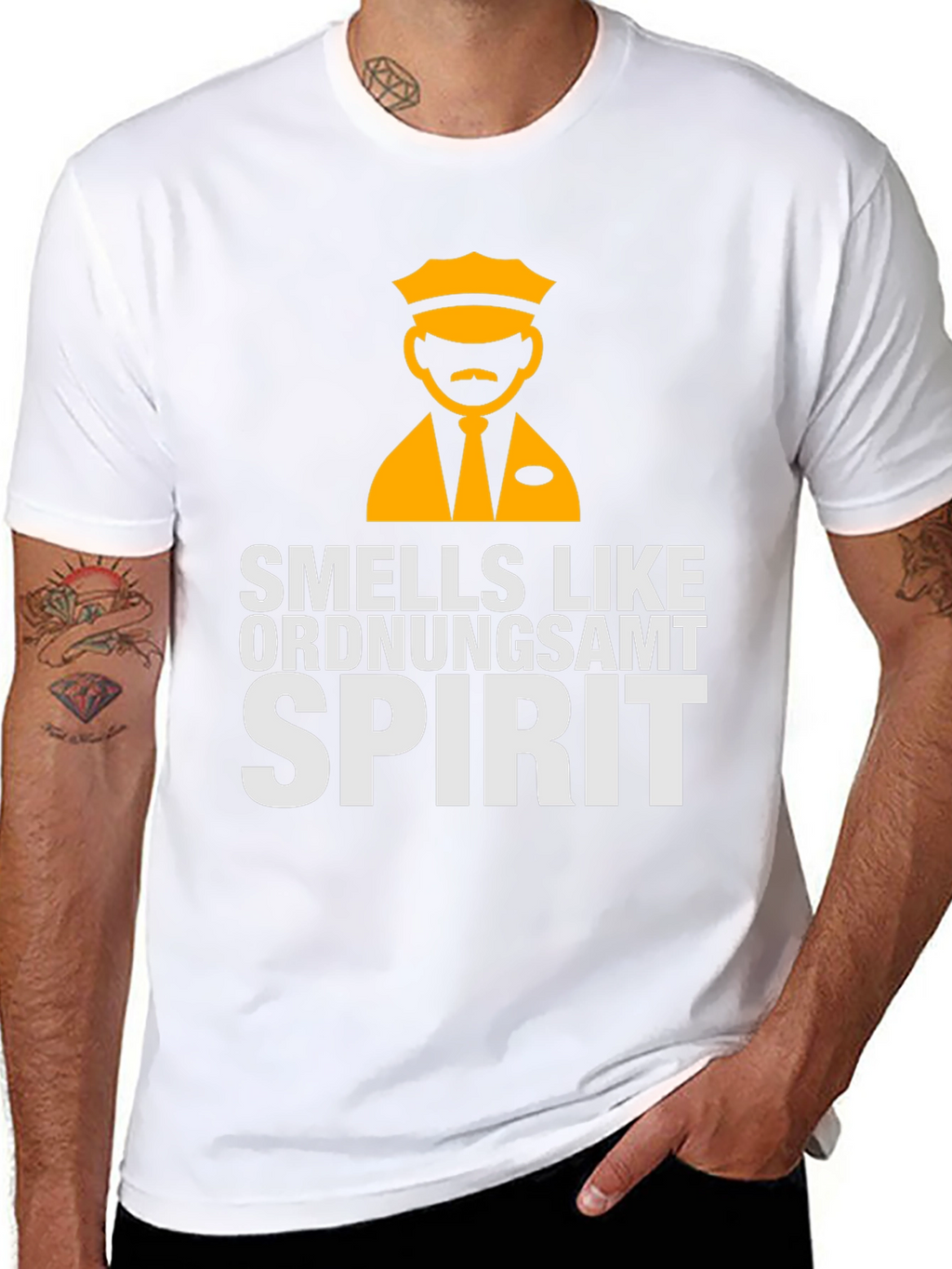 Smells Like Ordnungsamt Spirit Black T-Shirt