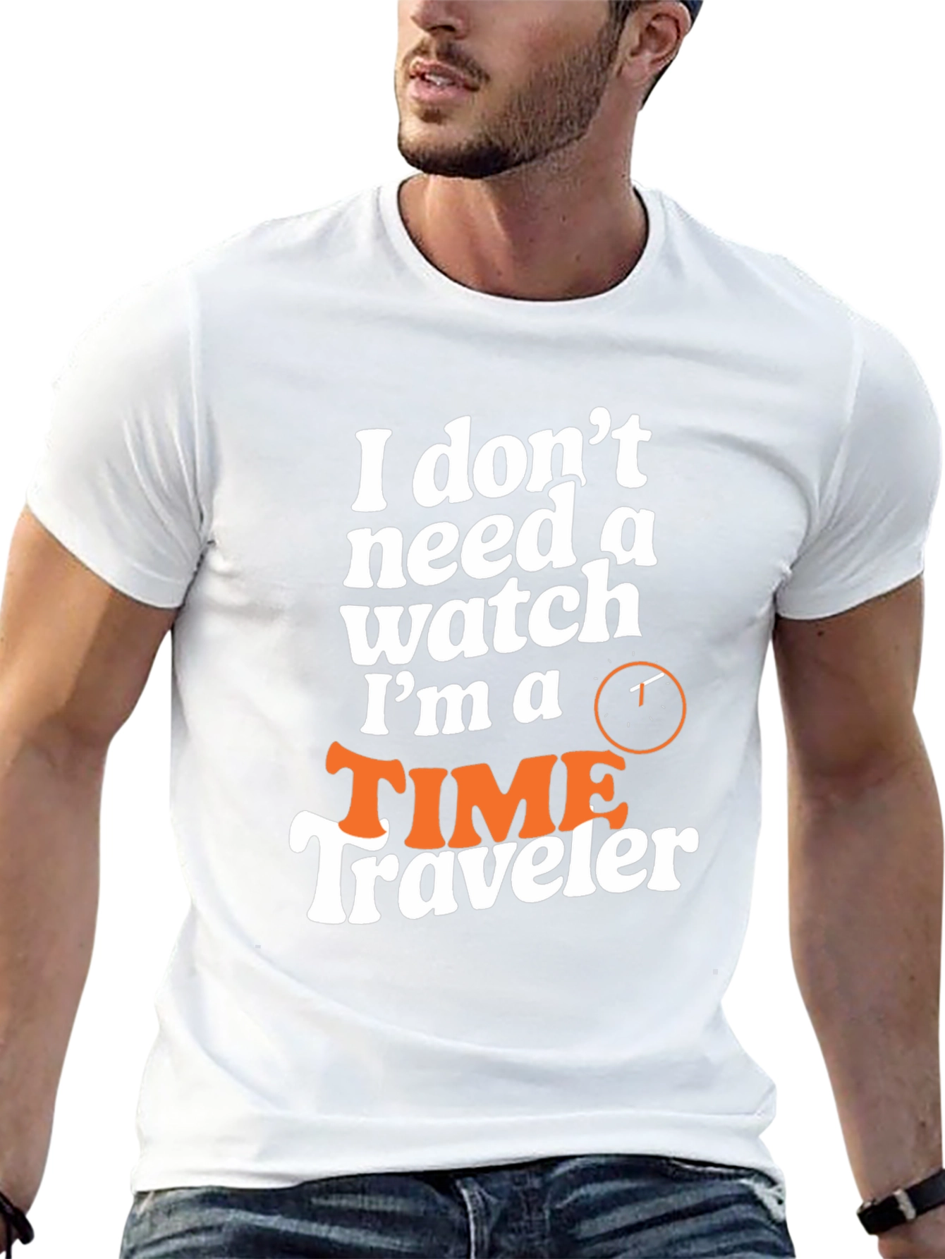 Time Traveler Graphic Tee - Novelty Design