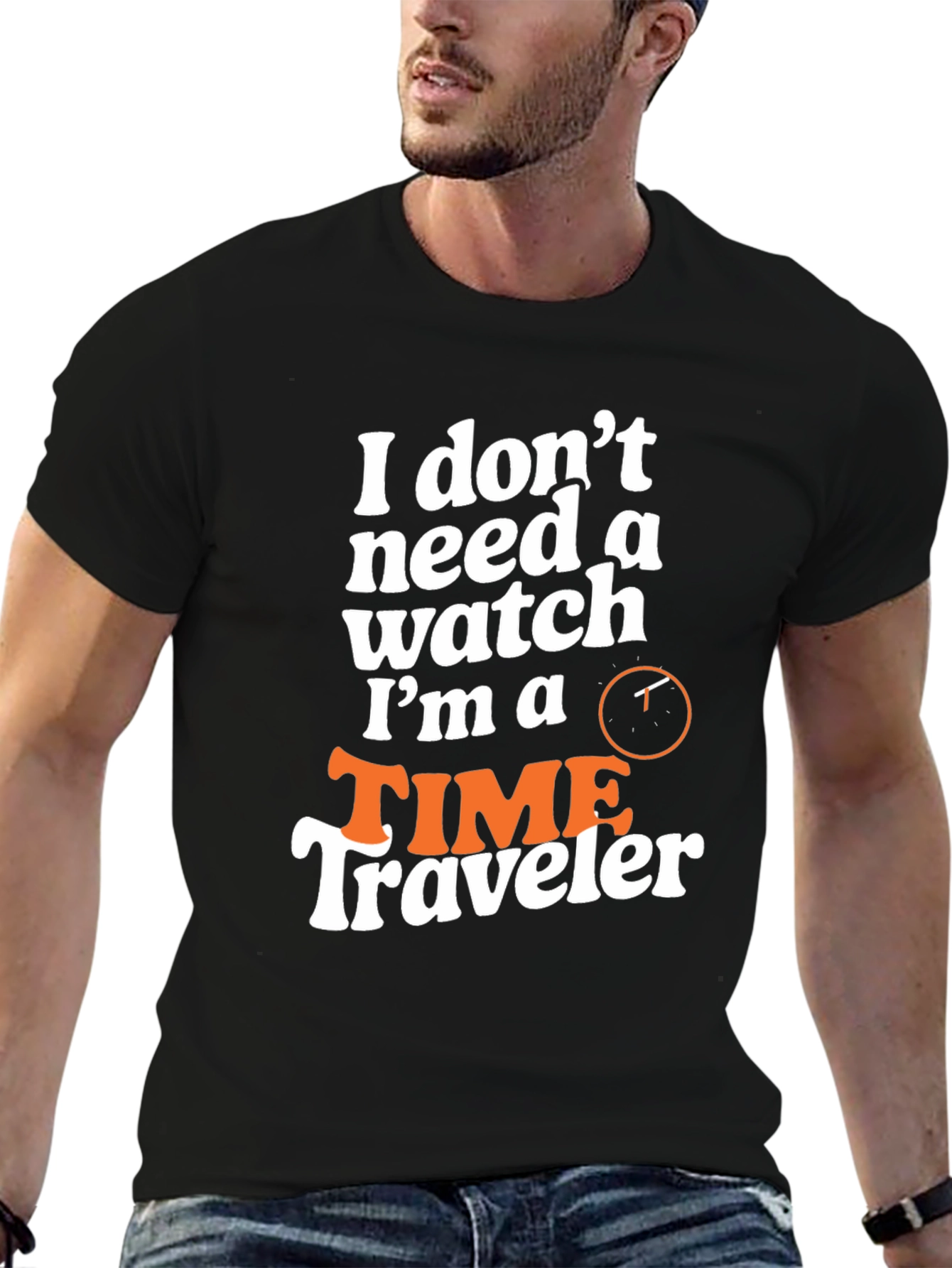 Time Traveler Graphic Tee - Novelty Design