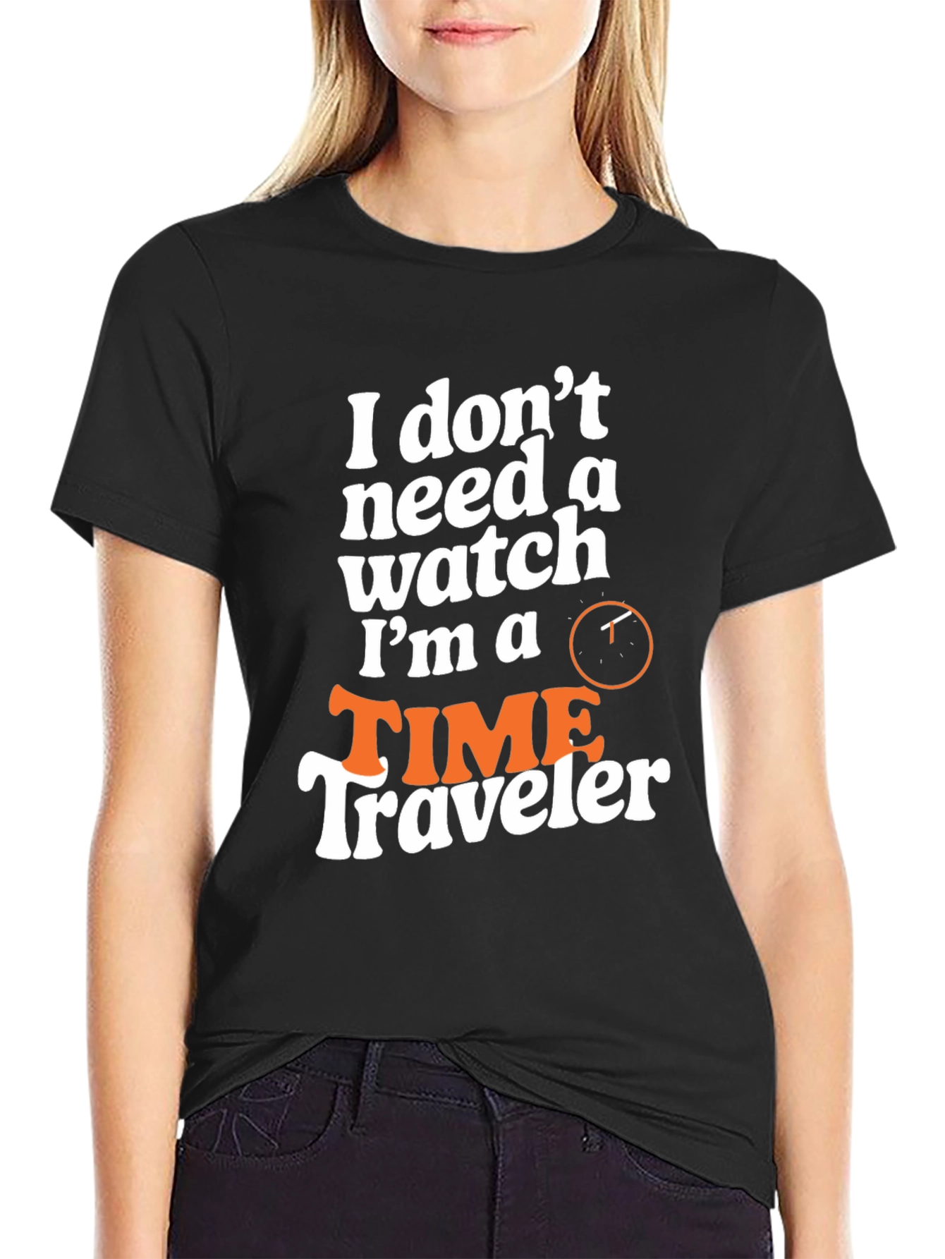 Time Traveler Graphic Tee - Novelty Design
