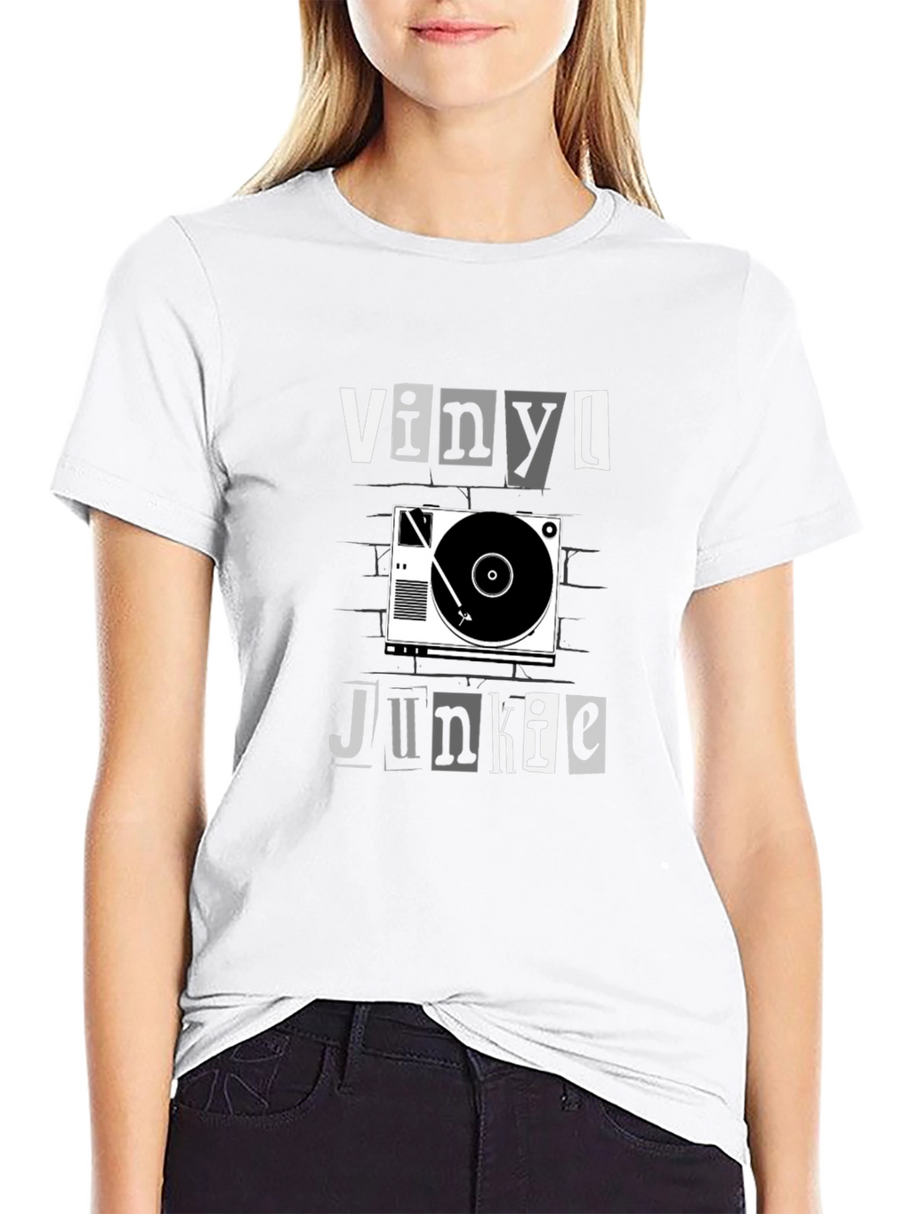 Vinyl Junkie Graphic Tee