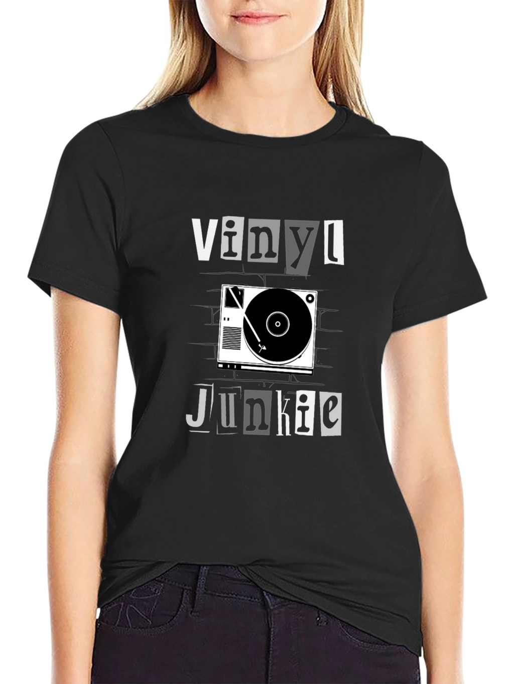 Vinyl Junkie Graphic Tee