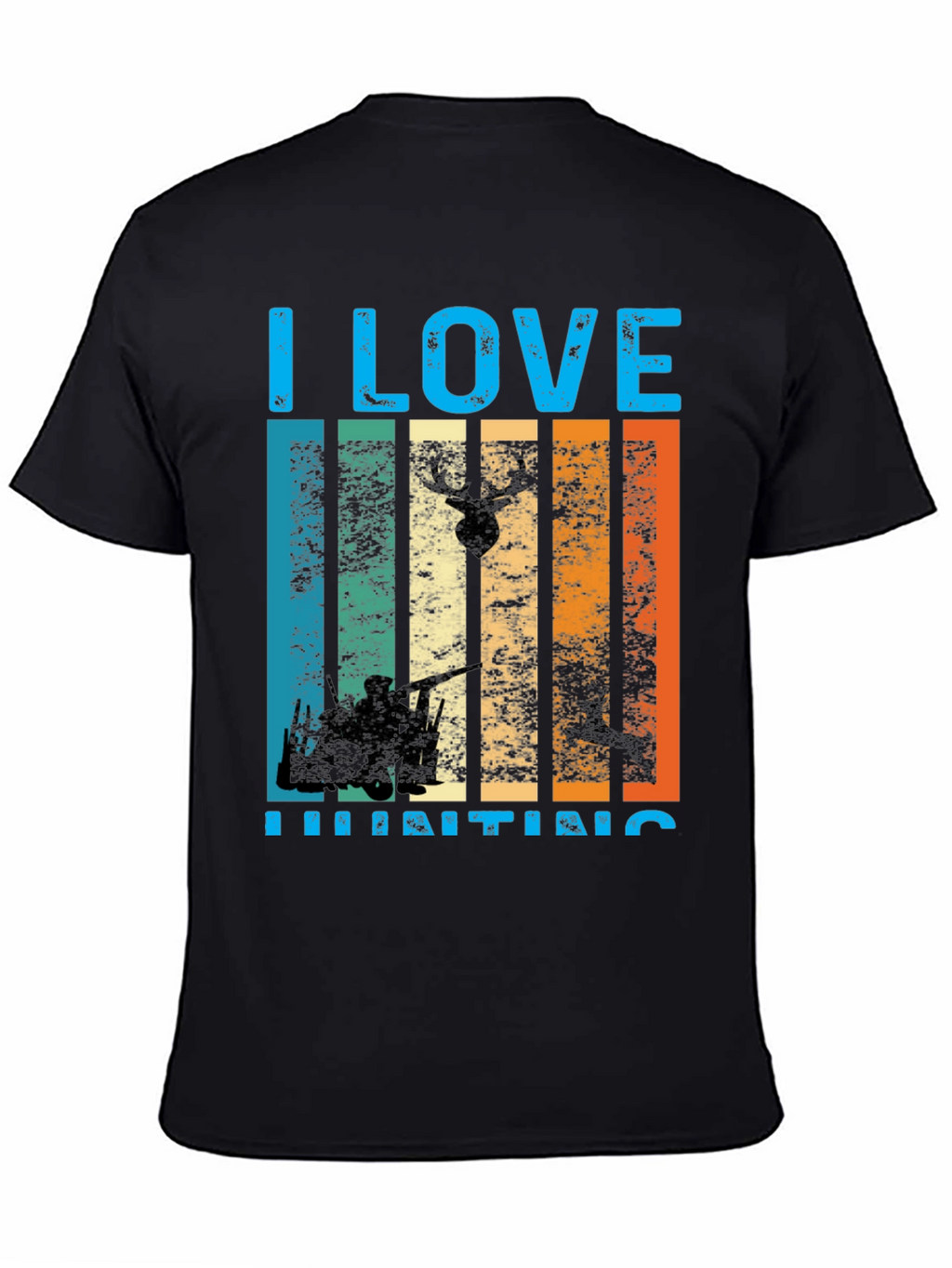 I Love Hunting Graphic T-Shirt