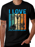 I Love Hunting Graphic T-Shirt