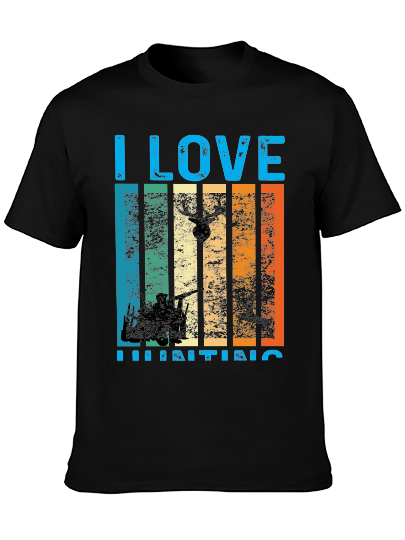I Love Hunting Graphic T-Shirt