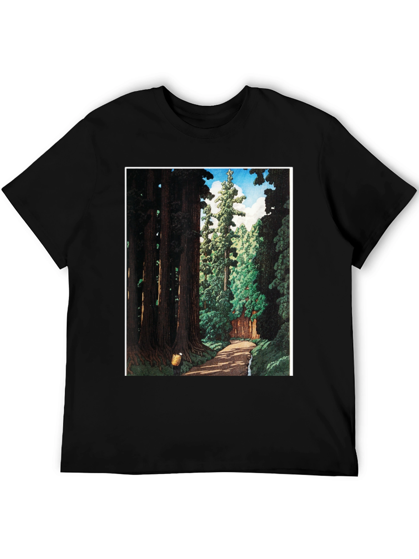Forest Path Graphic Tee - Nature Inspired Design