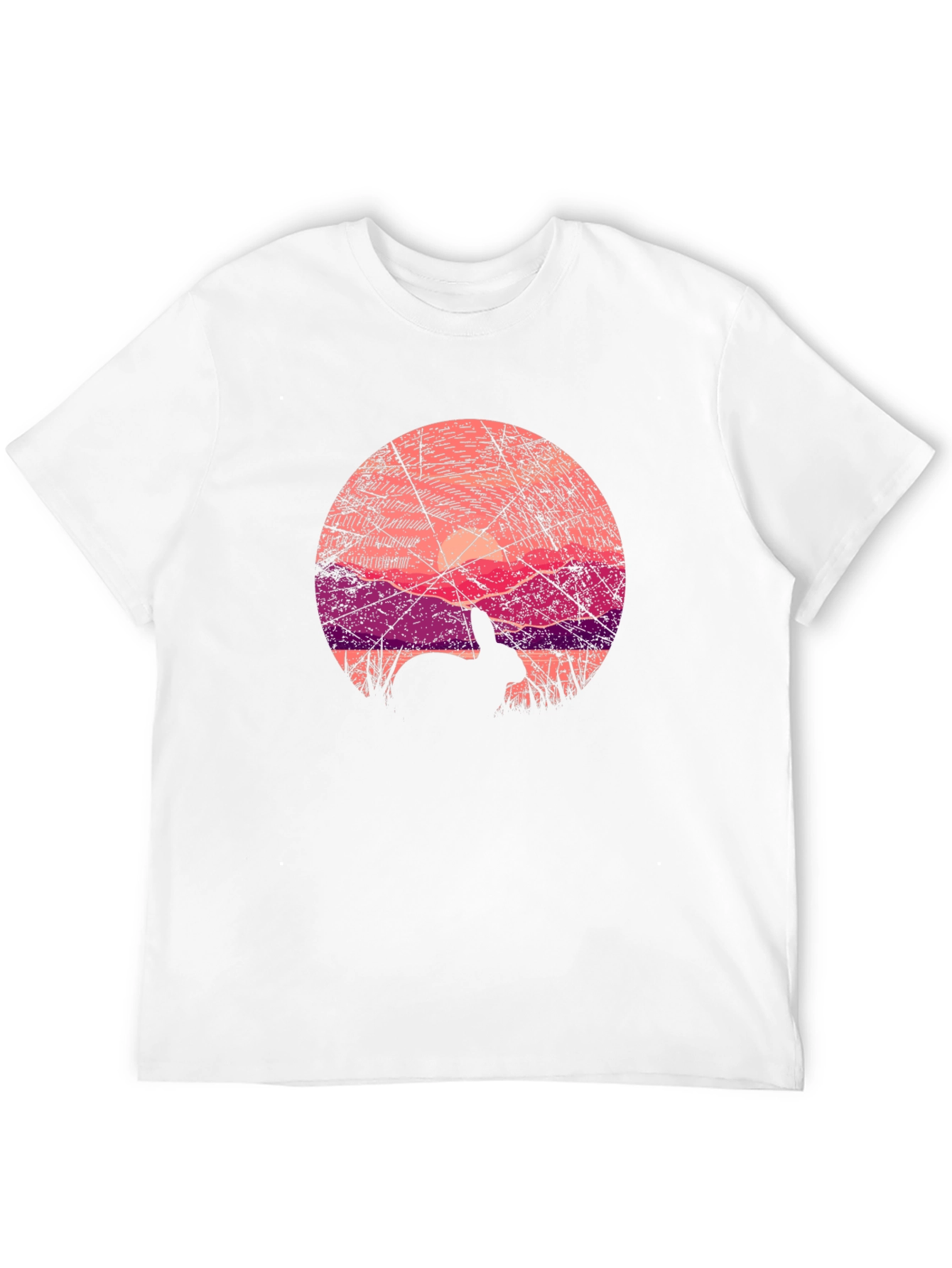 Rabbit Sunset T-Shirt - Graphic Tee