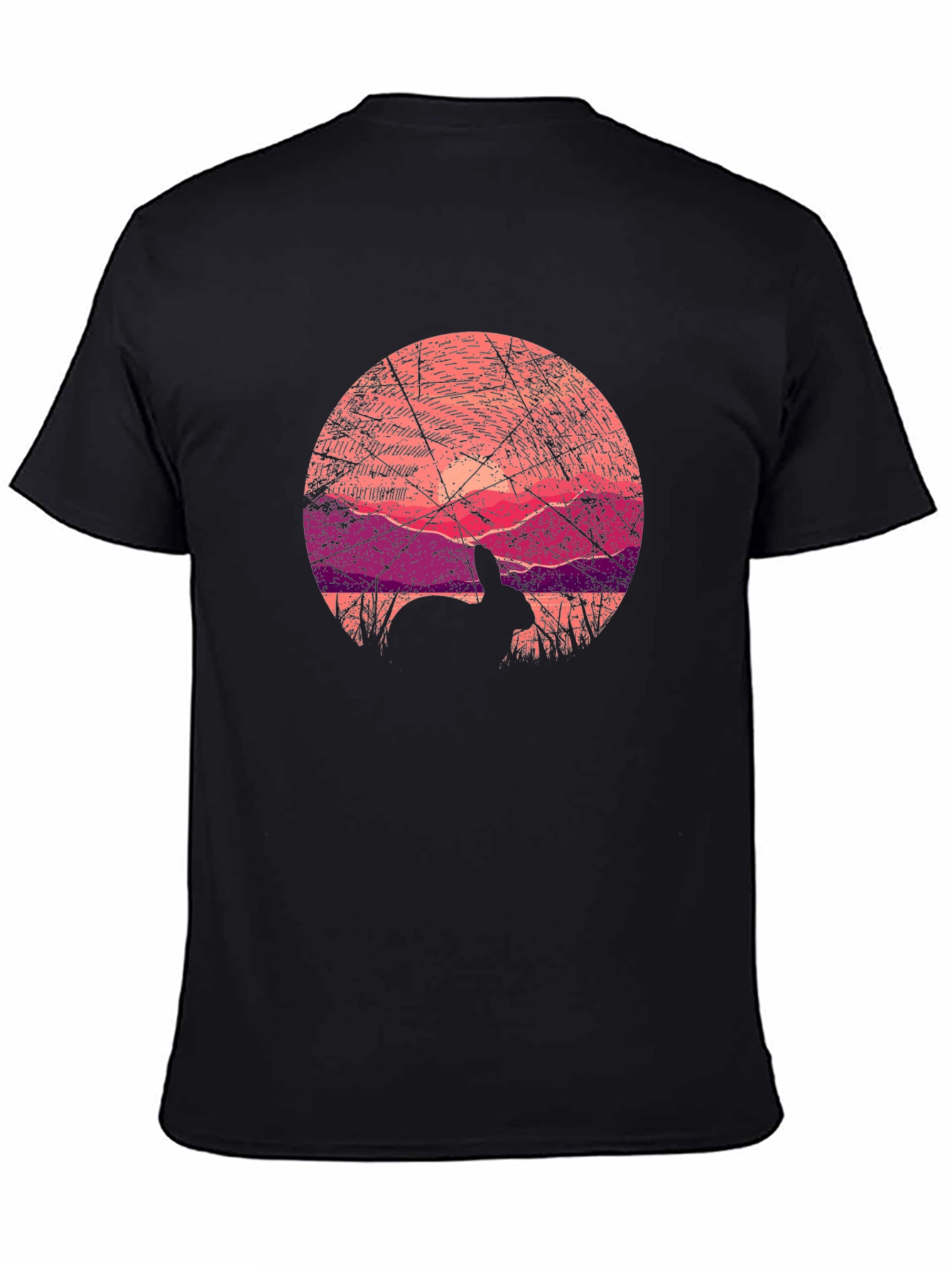 Rabbit Sunset T-Shirt - Graphic Tee