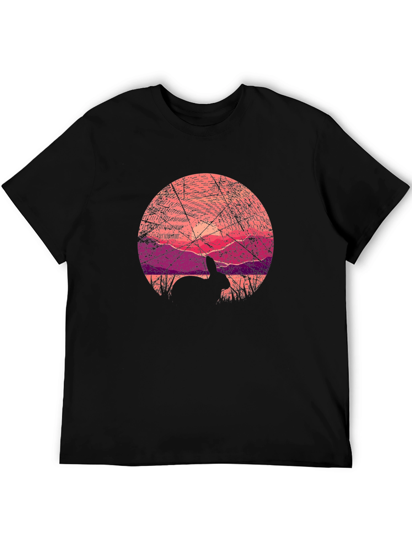 Rabbit Sunset T-Shirt - Graphic Tee