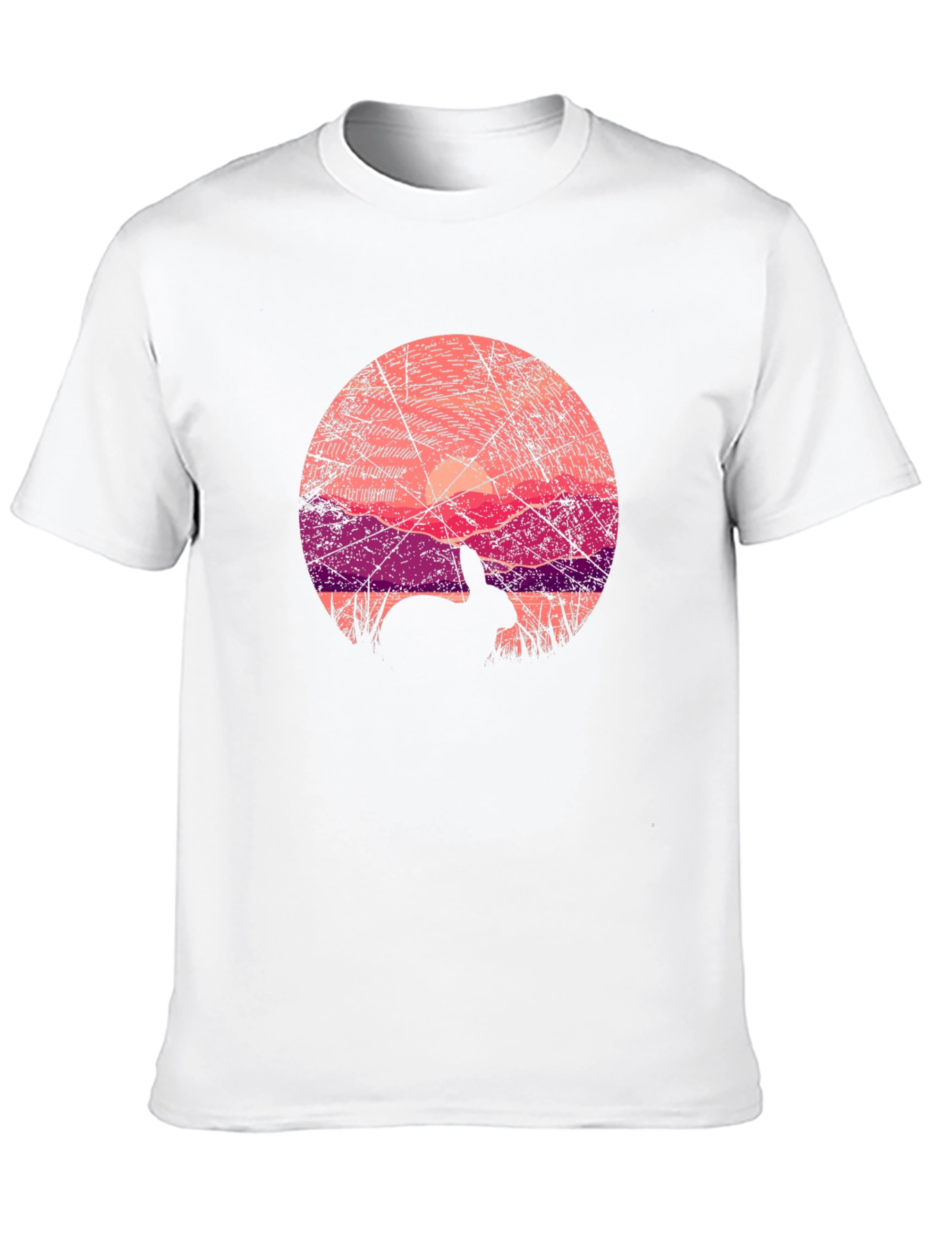 Rabbit Sunset T-Shirt - Graphic Tee