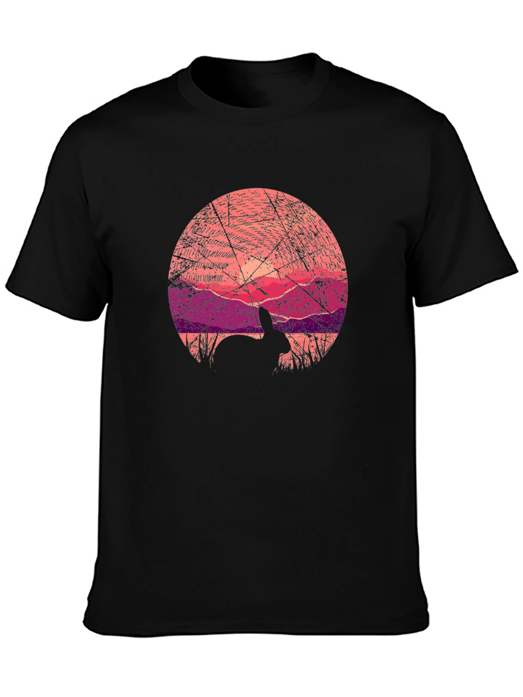 Rabbit Sunset T-Shirt - Graphic Tee