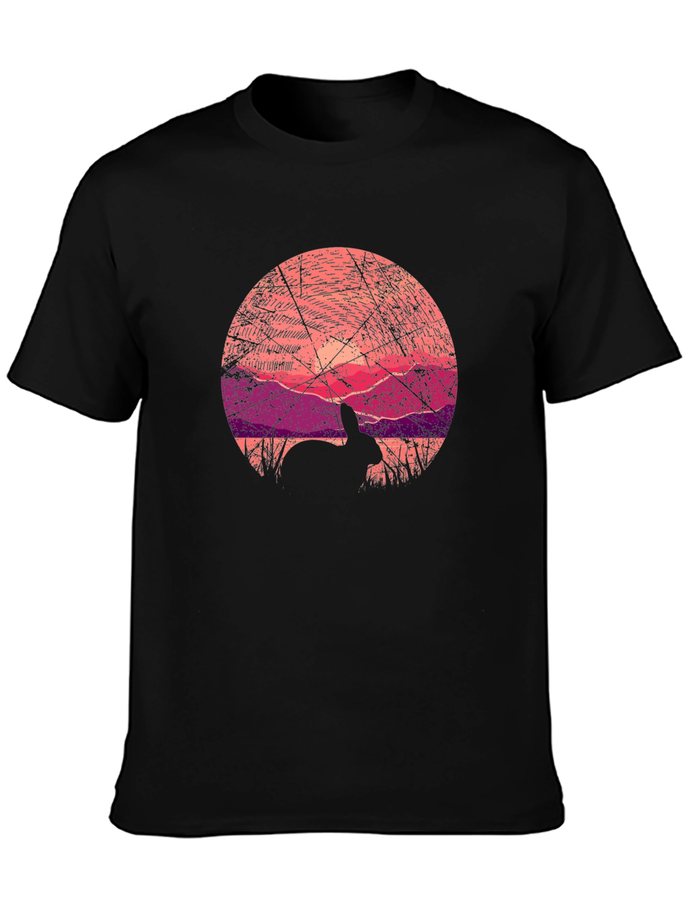 Rabbit Sunset T-Shirt - Graphic Tee