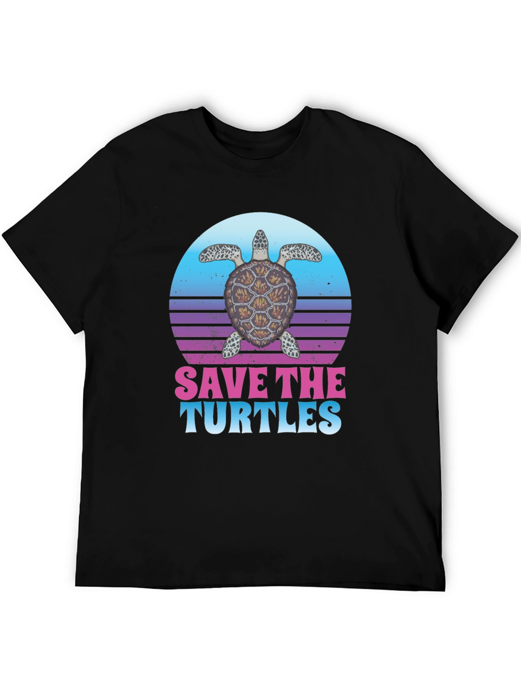 Save the Turtles Graphic T-Shirt