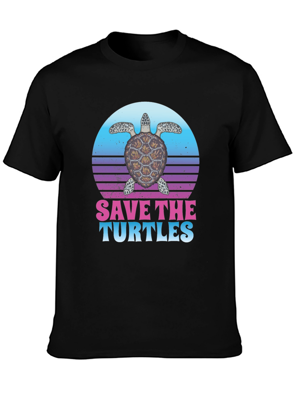 Save the Turtles Graphic T-Shirt