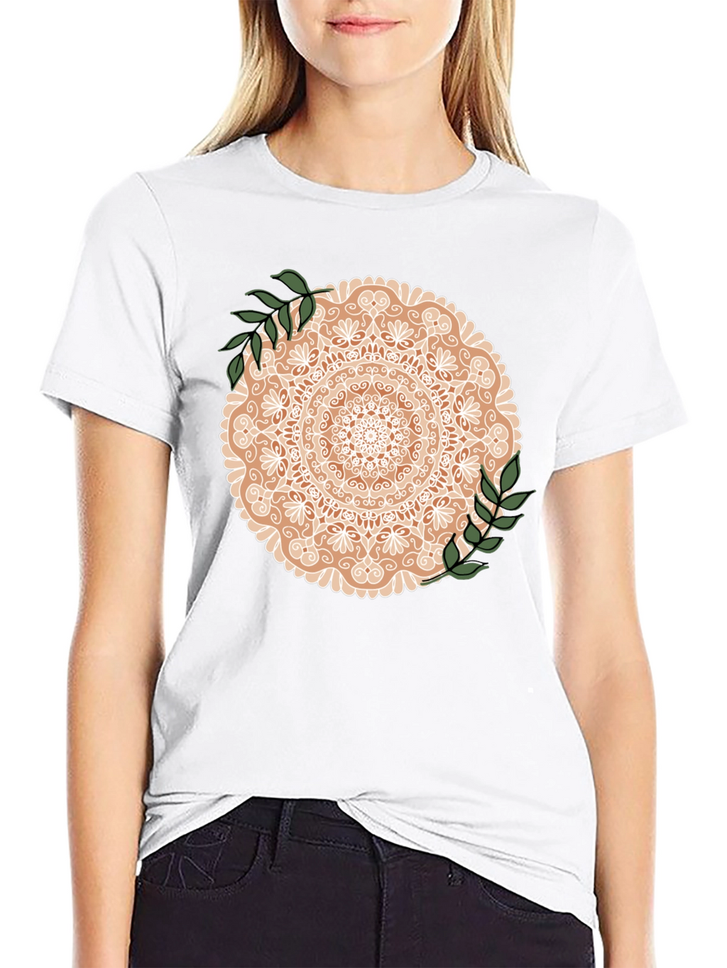 Black Mandala Graphic Tee