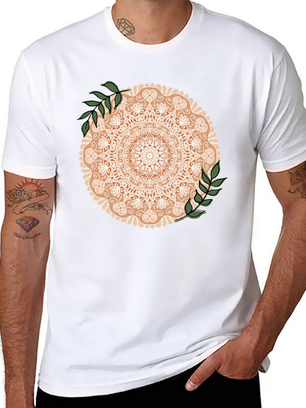 Black Mandala Graphic Tee