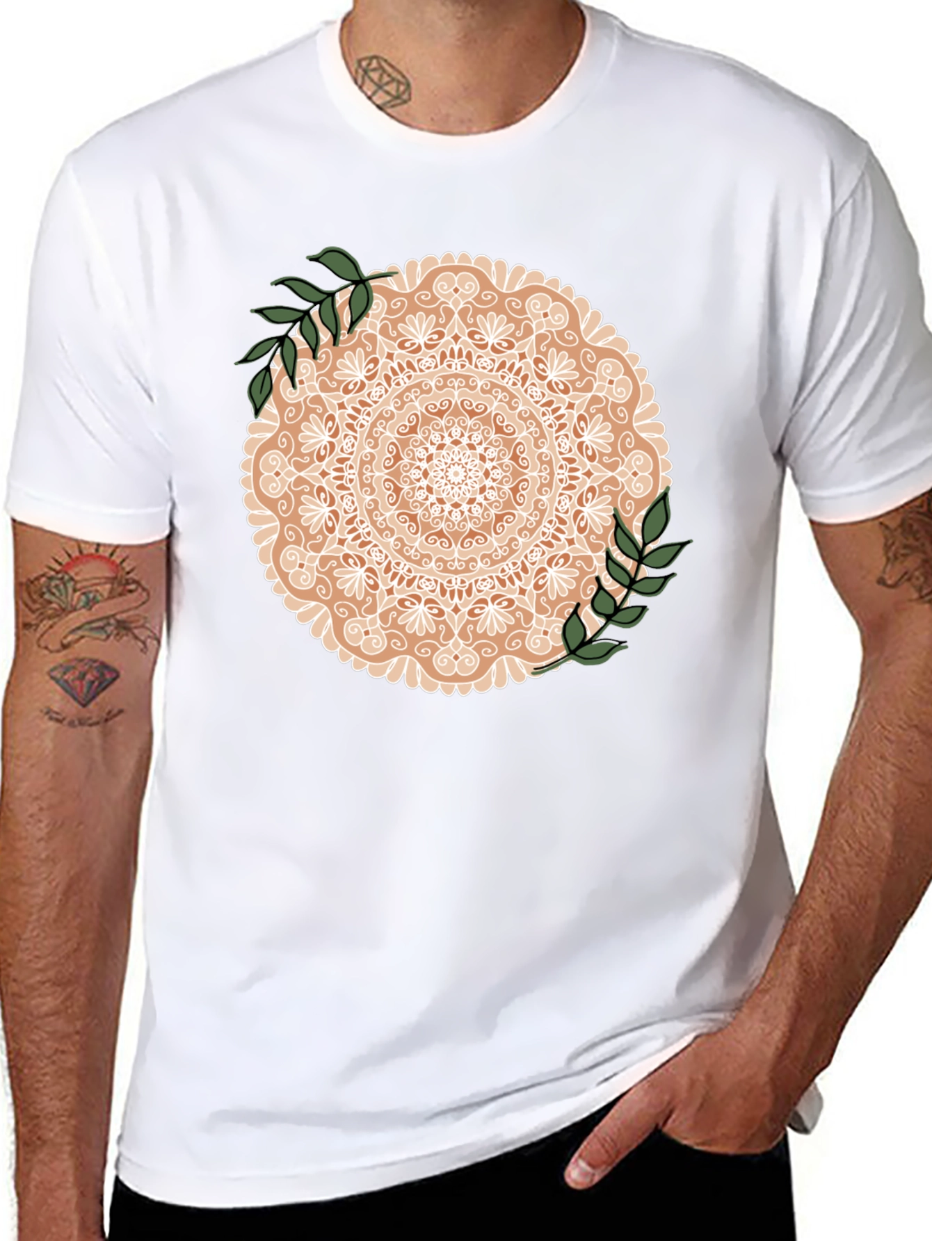 Black Mandala Graphic Tee