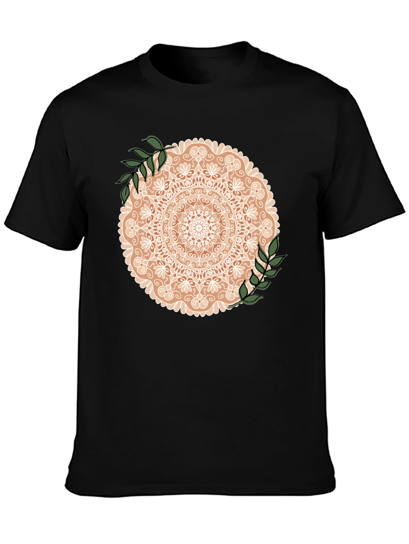 Black Mandala Graphic Tee