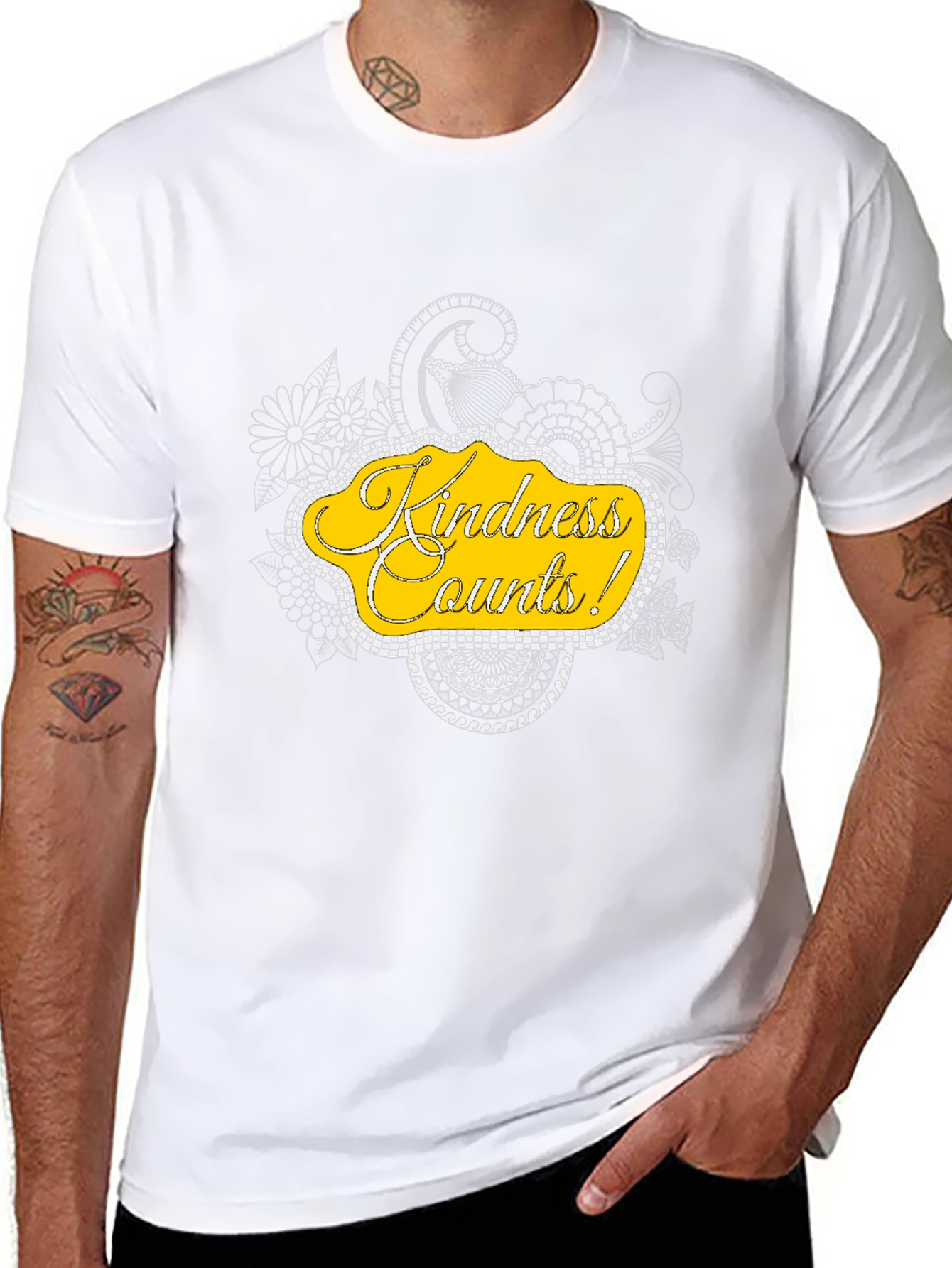 Kindness Counts Graphic Tee - Black