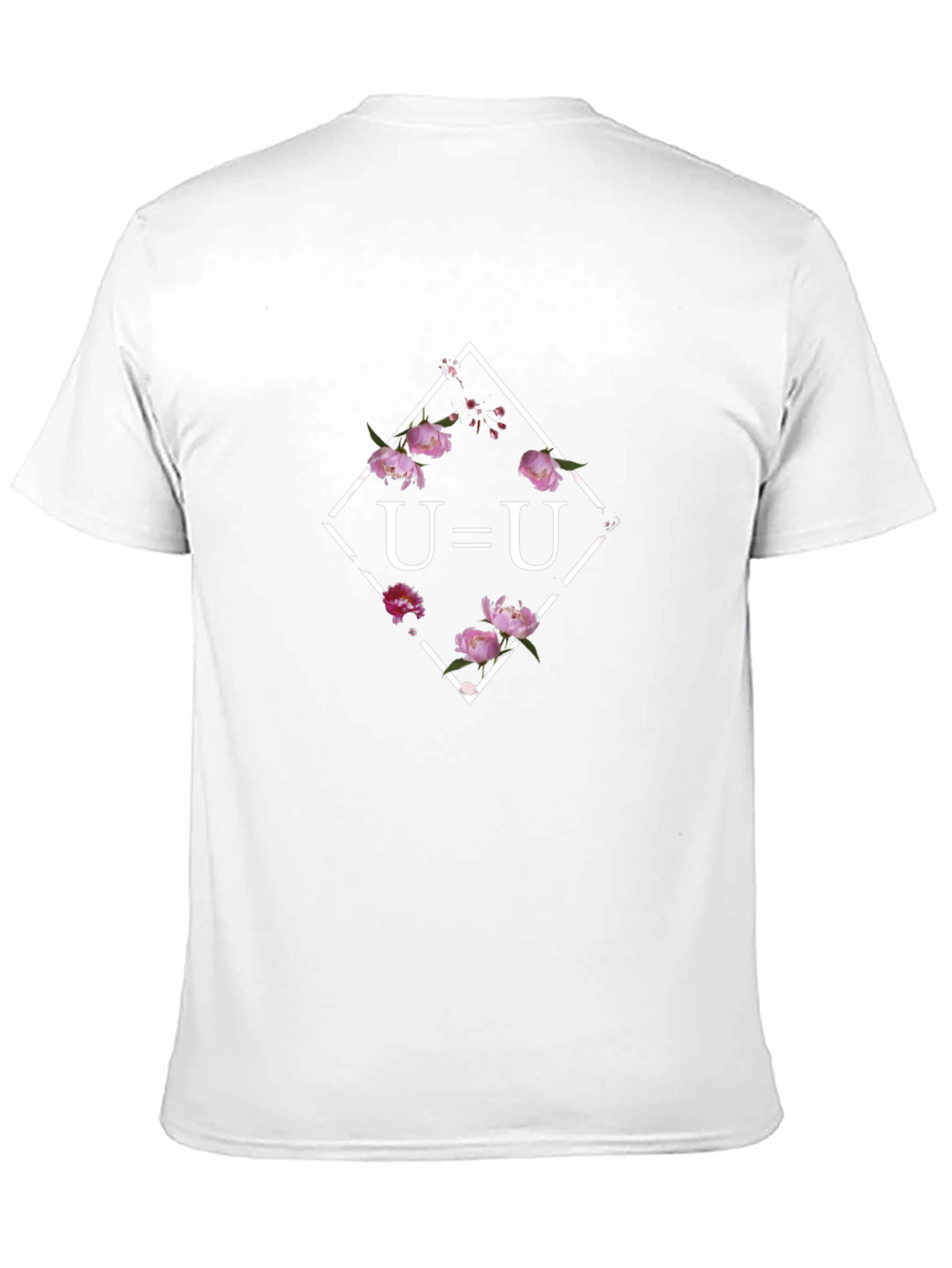 U=U Floral T-Shirt - Black