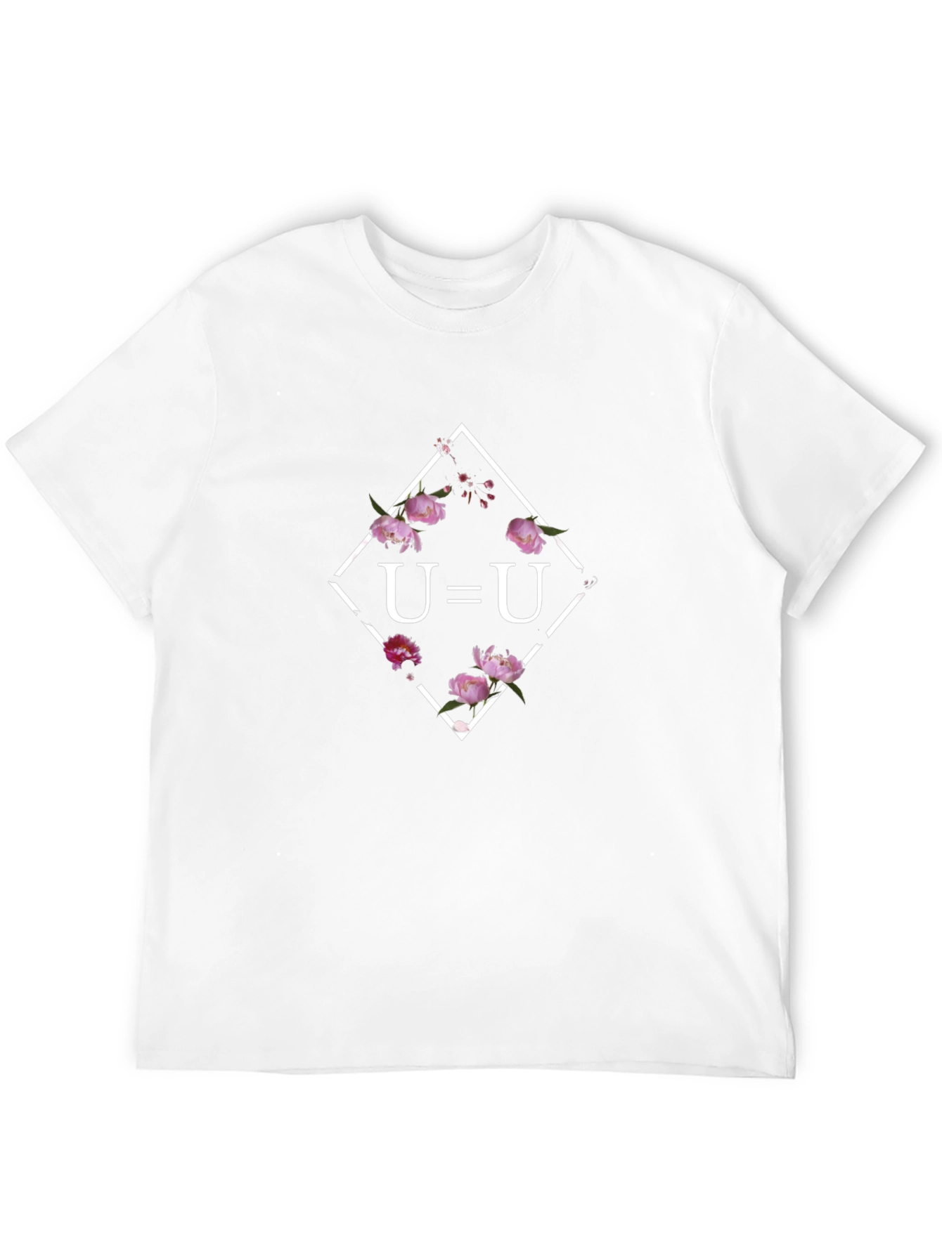 U=U Floral T-Shirt - Black