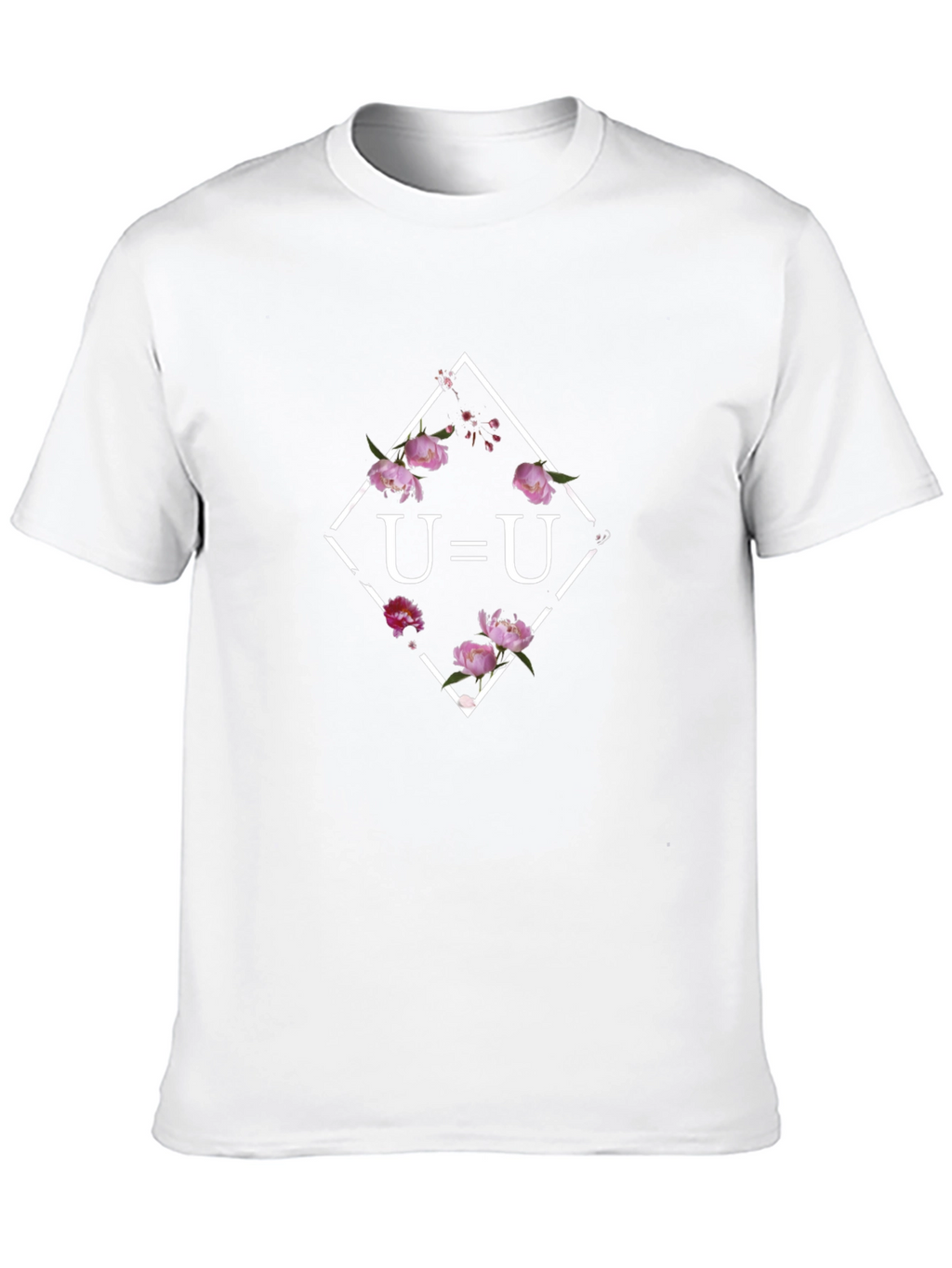U=U Floral T-Shirt - Black