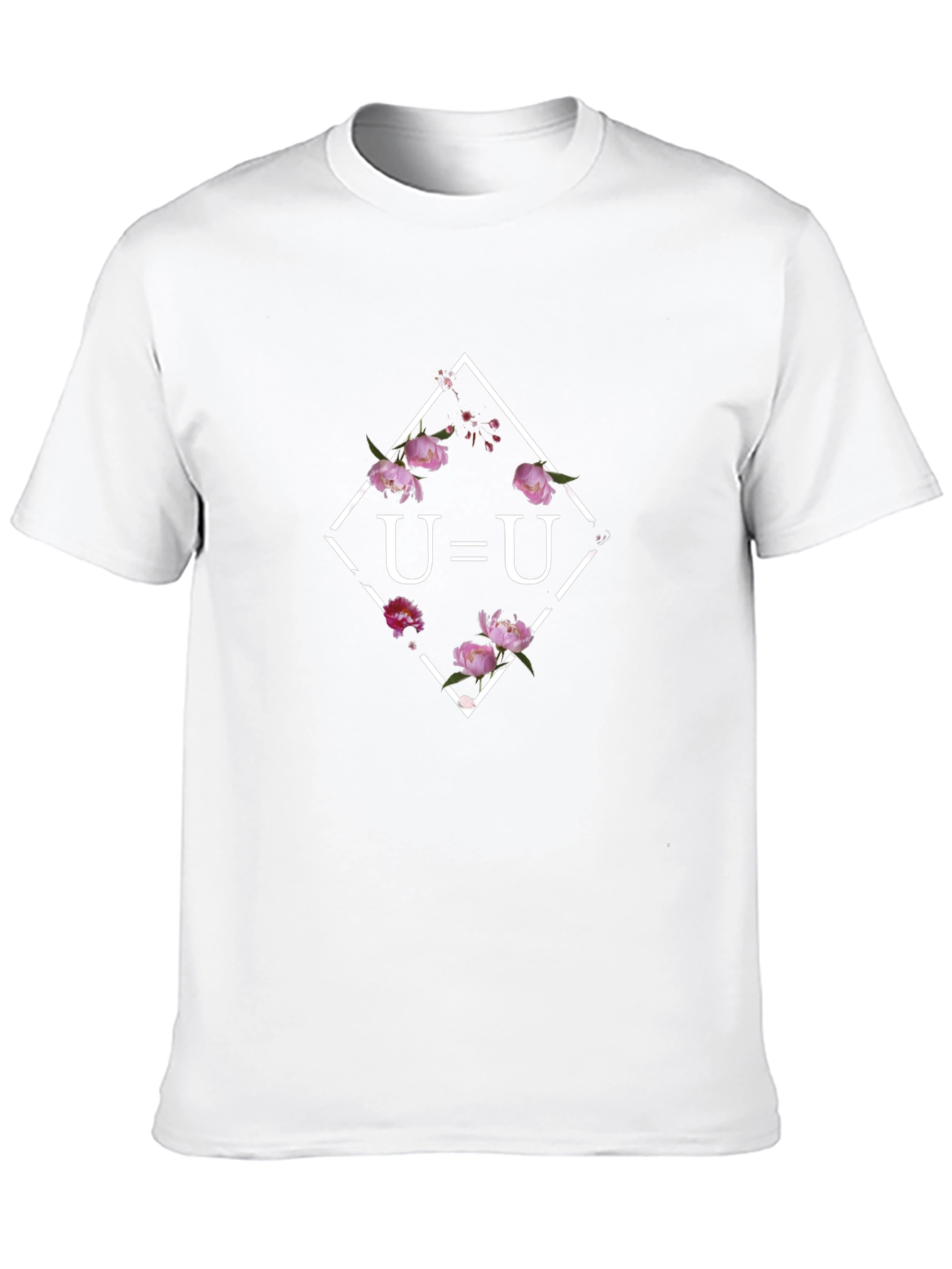 U=U Floral T-Shirt - Black
