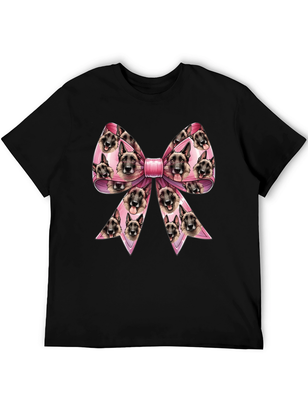 Dog Breed Bow T-Shirt - Unique Animal Lover Tee