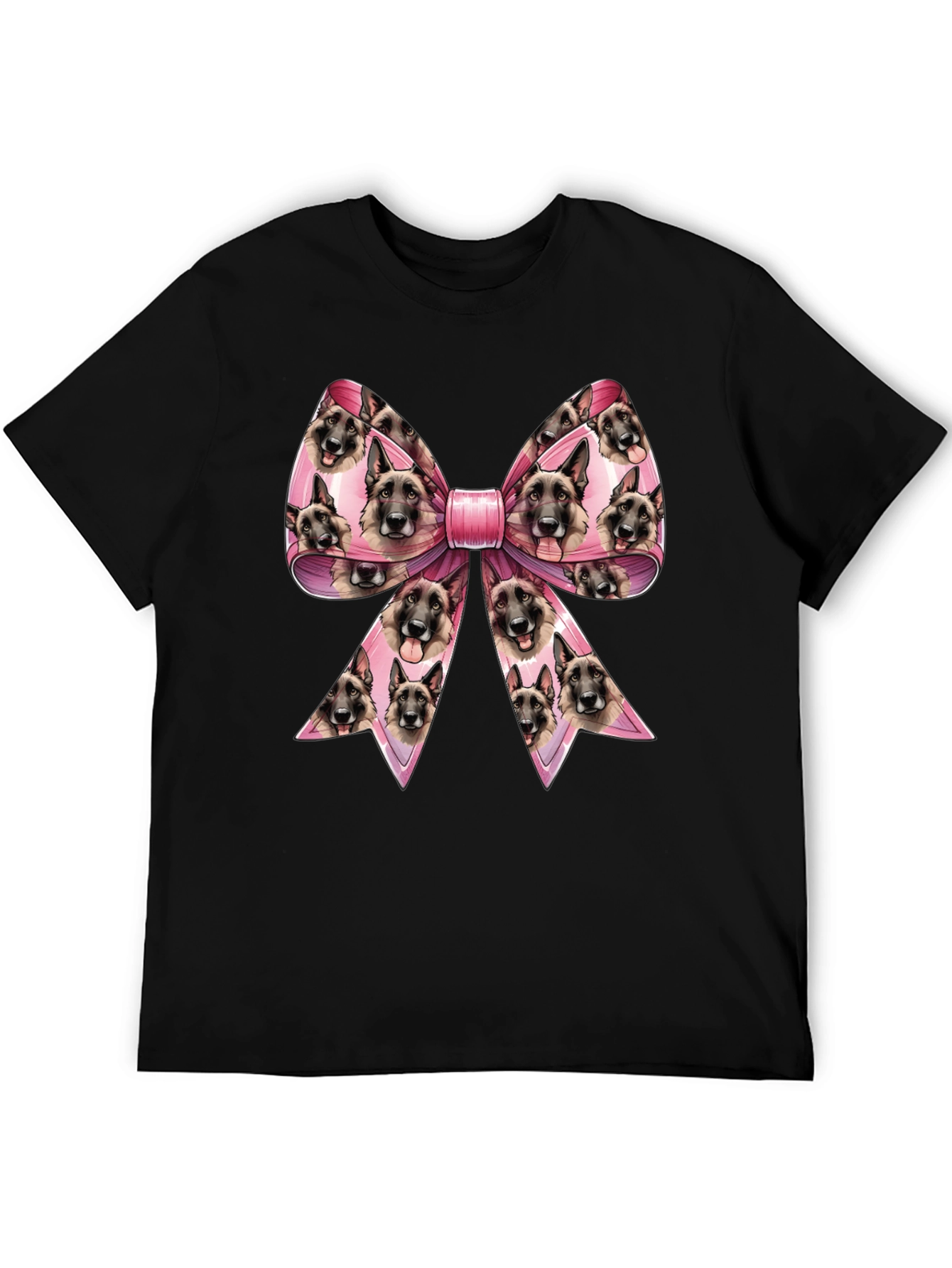 Dog Breed Bow T-Shirt - Unique Animal Lover Tee